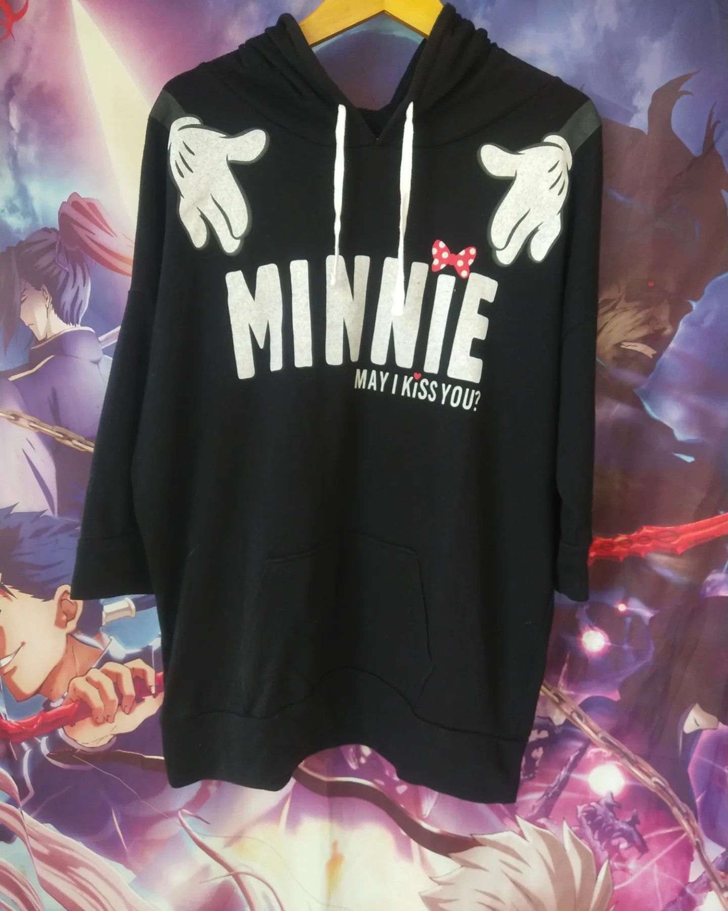 Disney Disney Minnie Mouse Hands Cartoon Hoodie Size US XL / EU 56 / 4 - 1 Thumbnail