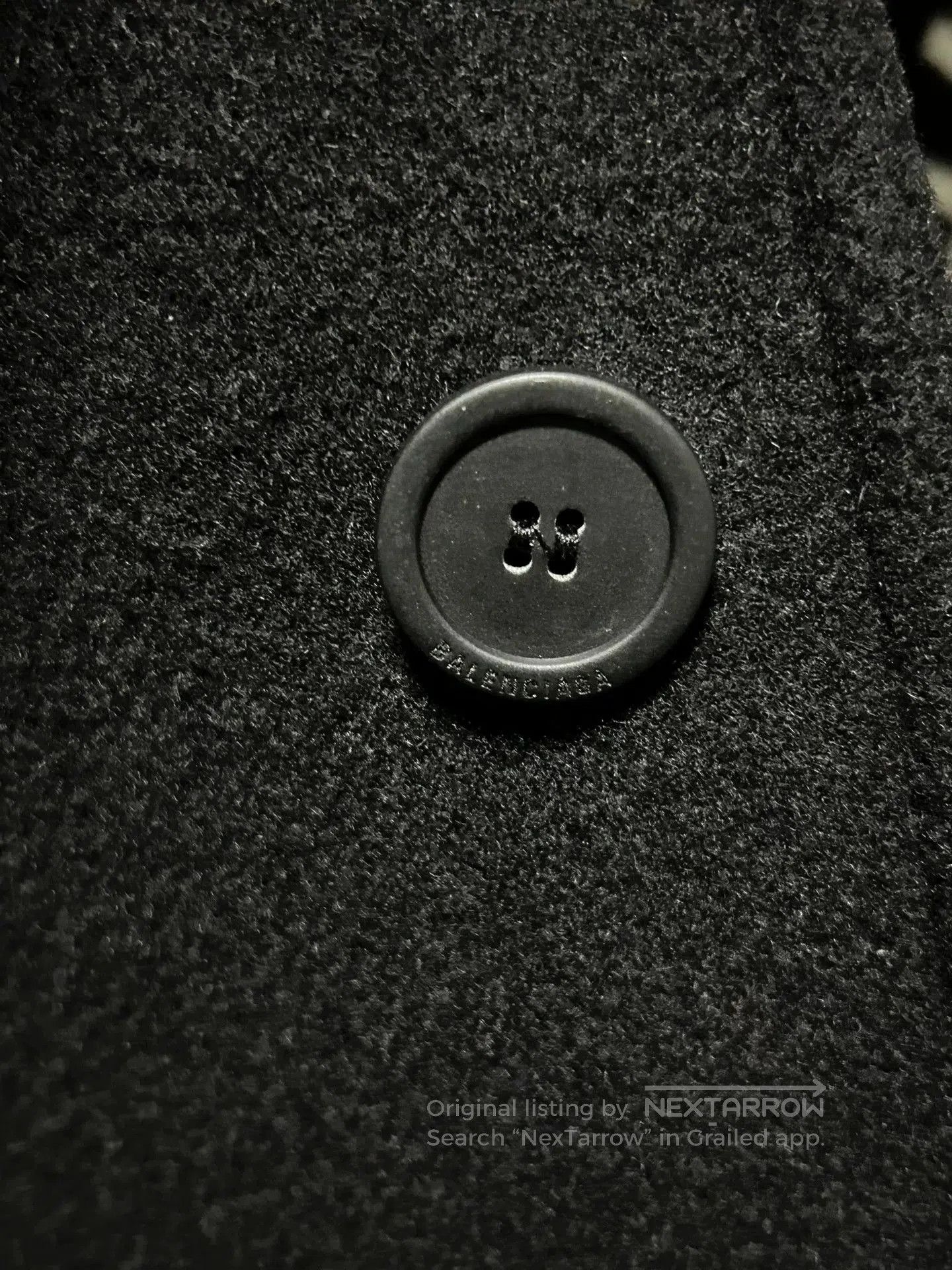Balenciaga Balenciaga Logo Wool Coat Size 36. Size XS / US 0-2 / IT 36-38 - 4 Thumbnail