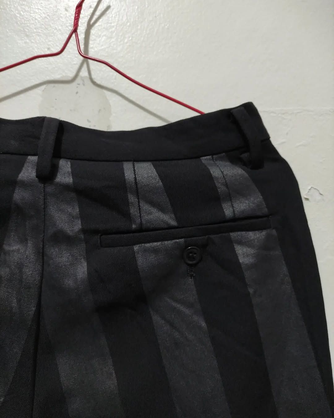 Japanese Brand Japanese Comme Ça Du mode Vkei Black Striped Slack Pants Size US 30 / EU 46 - 9 Thumbnail