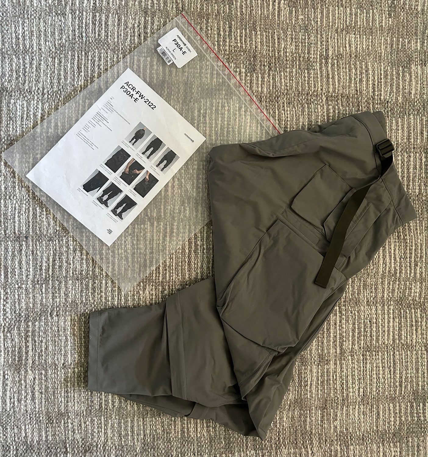 ACRONYM P30A-E XSサイズ ACRONYM - 【ラスト1点】P30A-E / Encapsulated Nylon