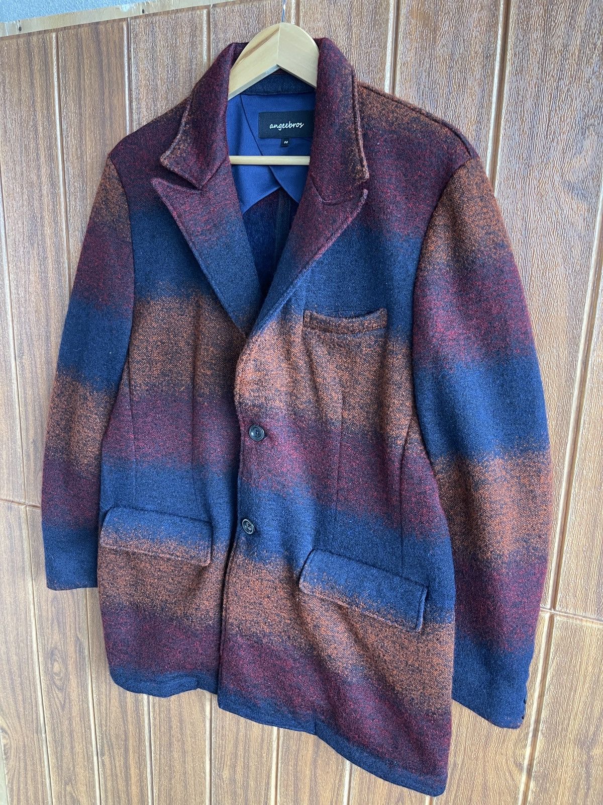 Vintage Last Drop🔥Rare🔥Vintage Angeebros Wool Blazer Navajo Design Size US L / EU 52-54 / 3 - 5 Thumbnail