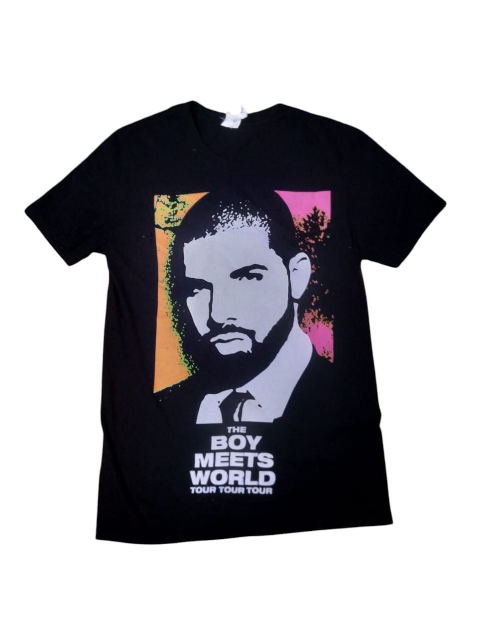 Drake × Rap Tees × Vintage Vintage Drake Ovo “The boy meets world” 2017 rap t shirt Size US S / EU 44-46 / 1 - 1 Thumbnail