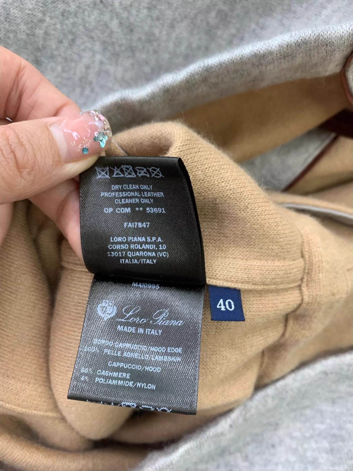 Loro Piana Loro Piana Hooded Cashmere Jacket Gray Size 40 New Size S / US 4 / IT 40 - 6 Thumbnail