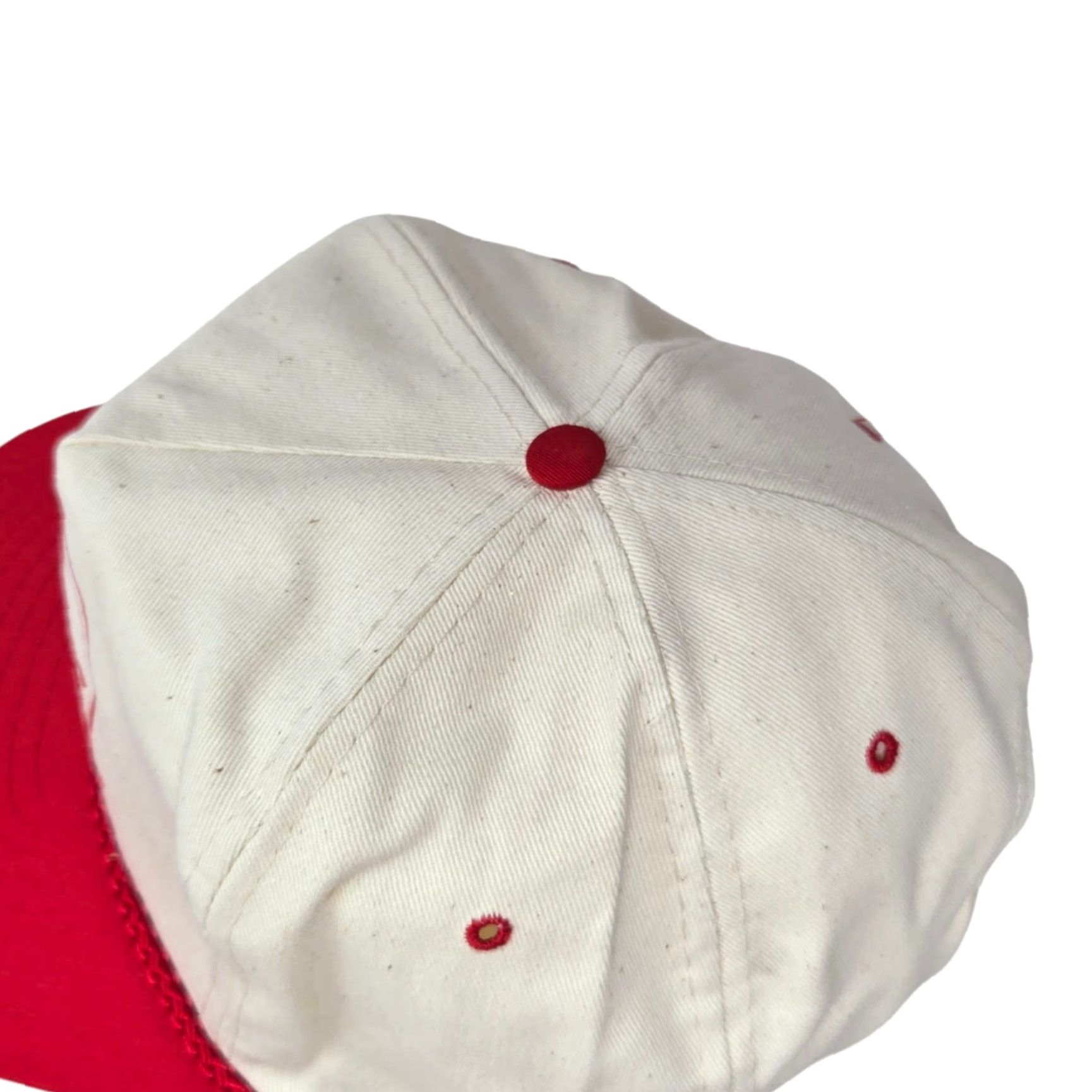 Vintage VINTAGE Atlantic Dairy Cooperative Trucker Hat ADC Rope Snapback Adjustable Red Men One Size Trucker Hat USA Adjustable Size ONE SIZE - 6 Thumbnail