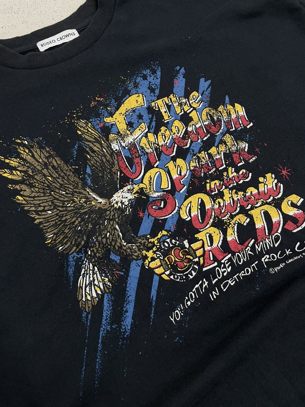 Japanese Brand Rodeo Crown Harley Style Eagle The Freedom In Detroit City Size US XXL / EU 58 / 5 - 5 Thumbnail