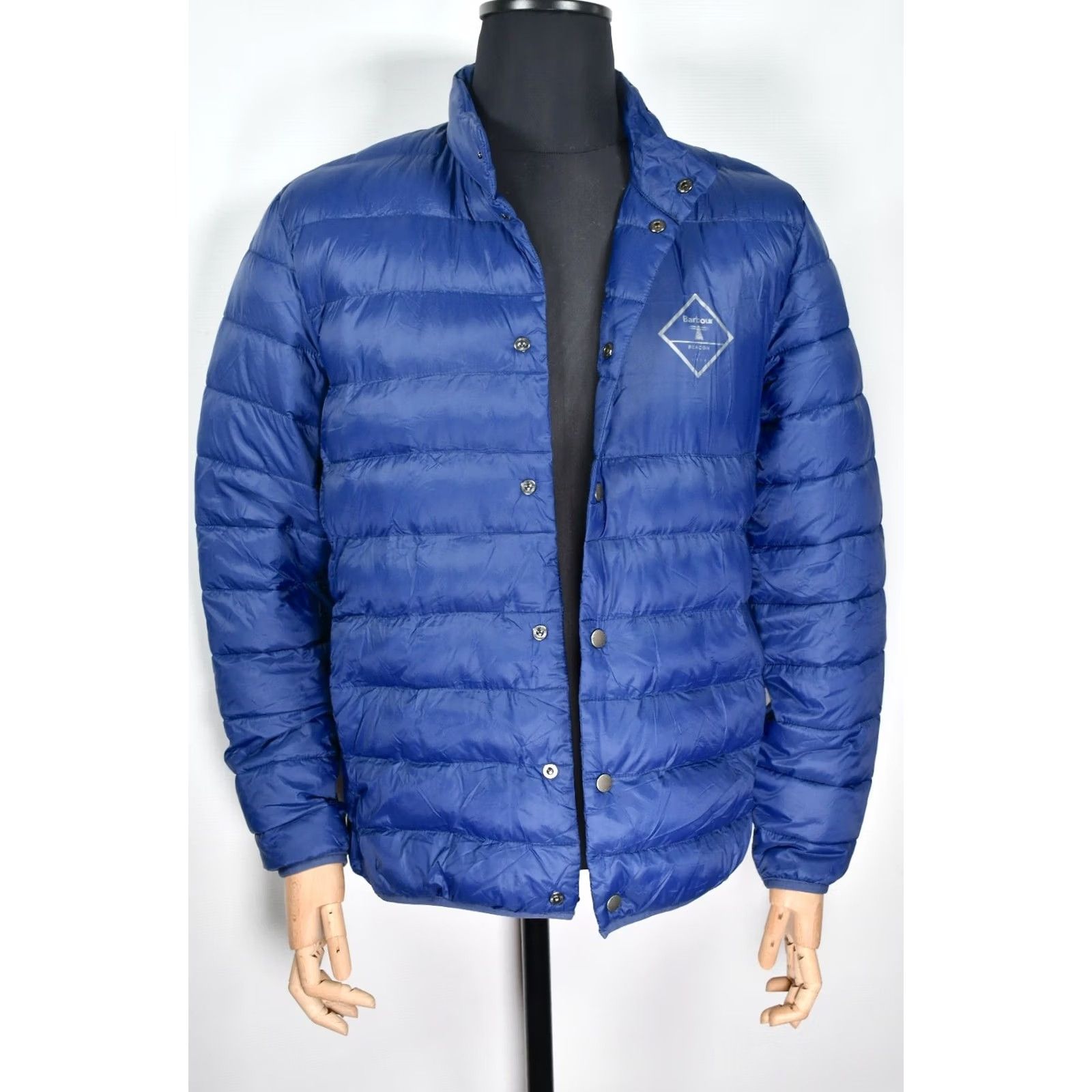 Barbour BARBOUR Beacons Sergant Quilt Puffer Jacket Mens M Barbour FIBREDOWN Beacon Sergant Quilt Puffer Jacket Mens M Blue XS? Size US M / EU 48-50 / 2 - 5 Thumbnail