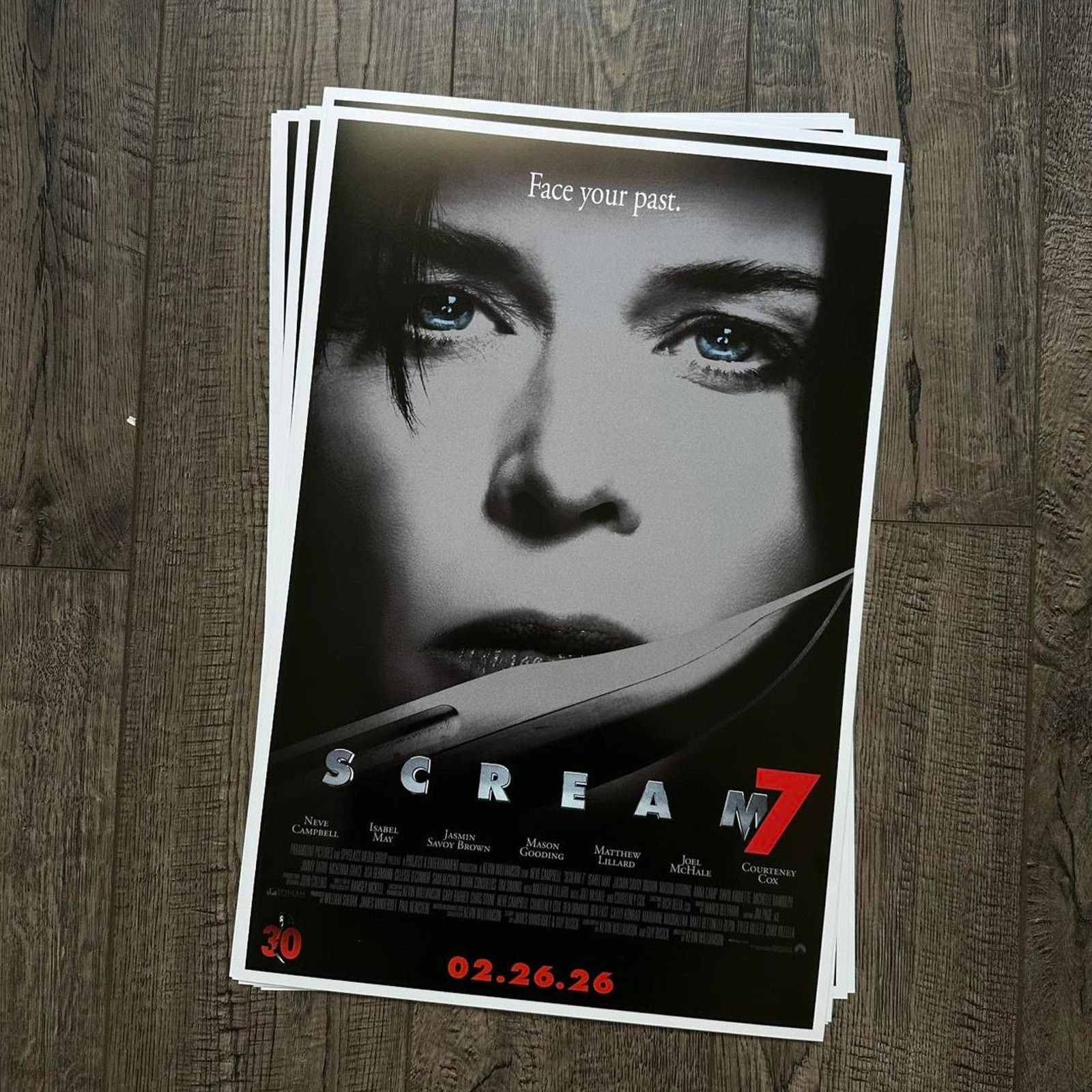 Other 2026 Scream 7 AMC Movie Promo Collectible Horror Poster Size ONE SIZE - 2 Thumbnail
