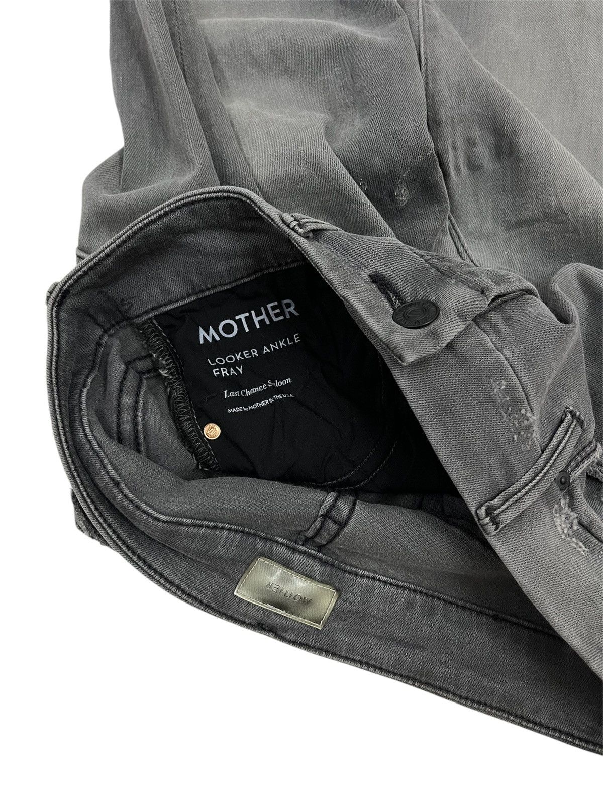 MOTHER Mother Denim Looker Ankle Fray Last Chance Saloon Size 26" / US 2 / IT 38 - 6 Thumbnail