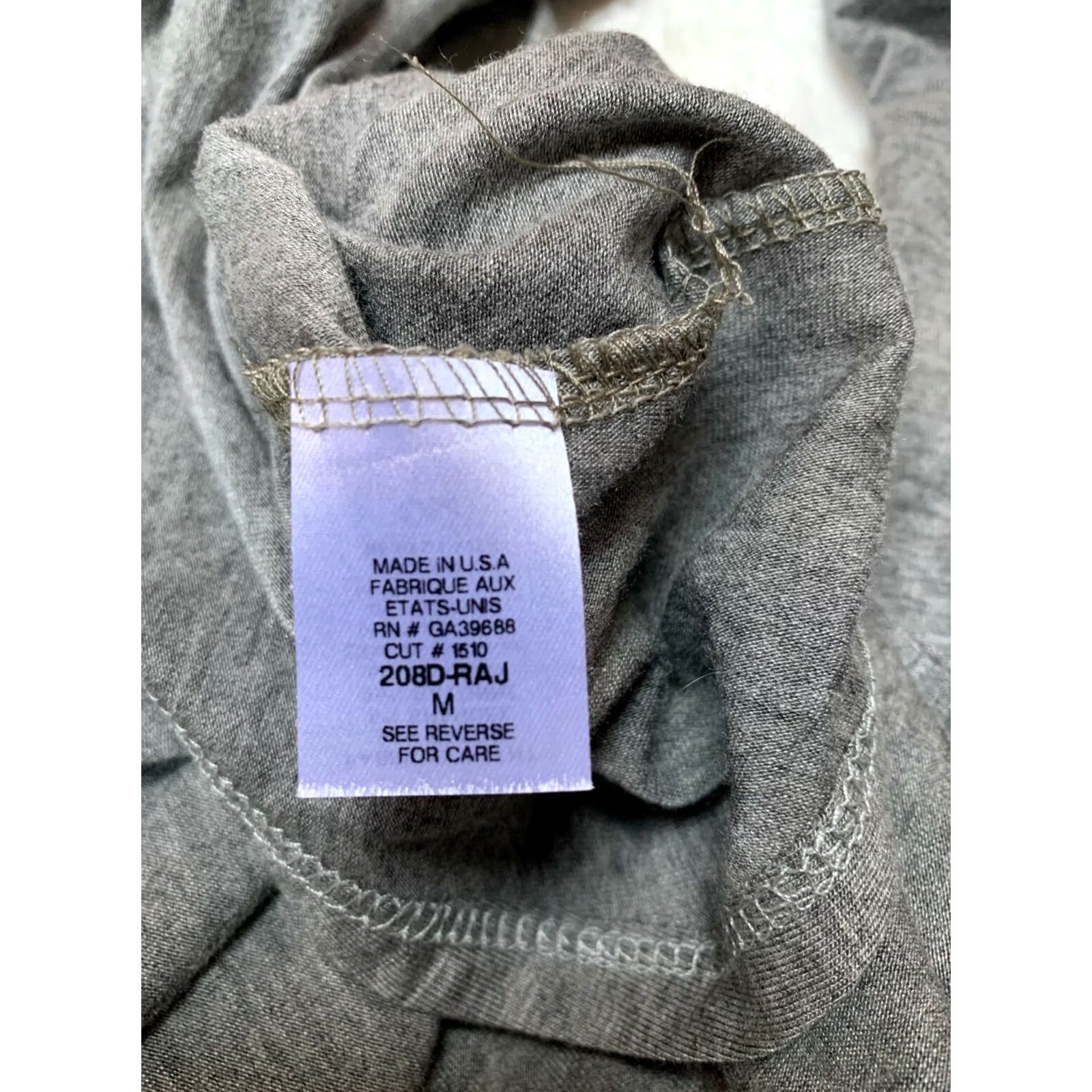 Vintage Hour Glass Lilly Womens Dress Wrap Tie Waist 3/4 Sleeve Gray USA Medium Knit Duster Cardigan/Knit Dress Size M / US 6-8 / IT 42-44 - 7 Thumbnail