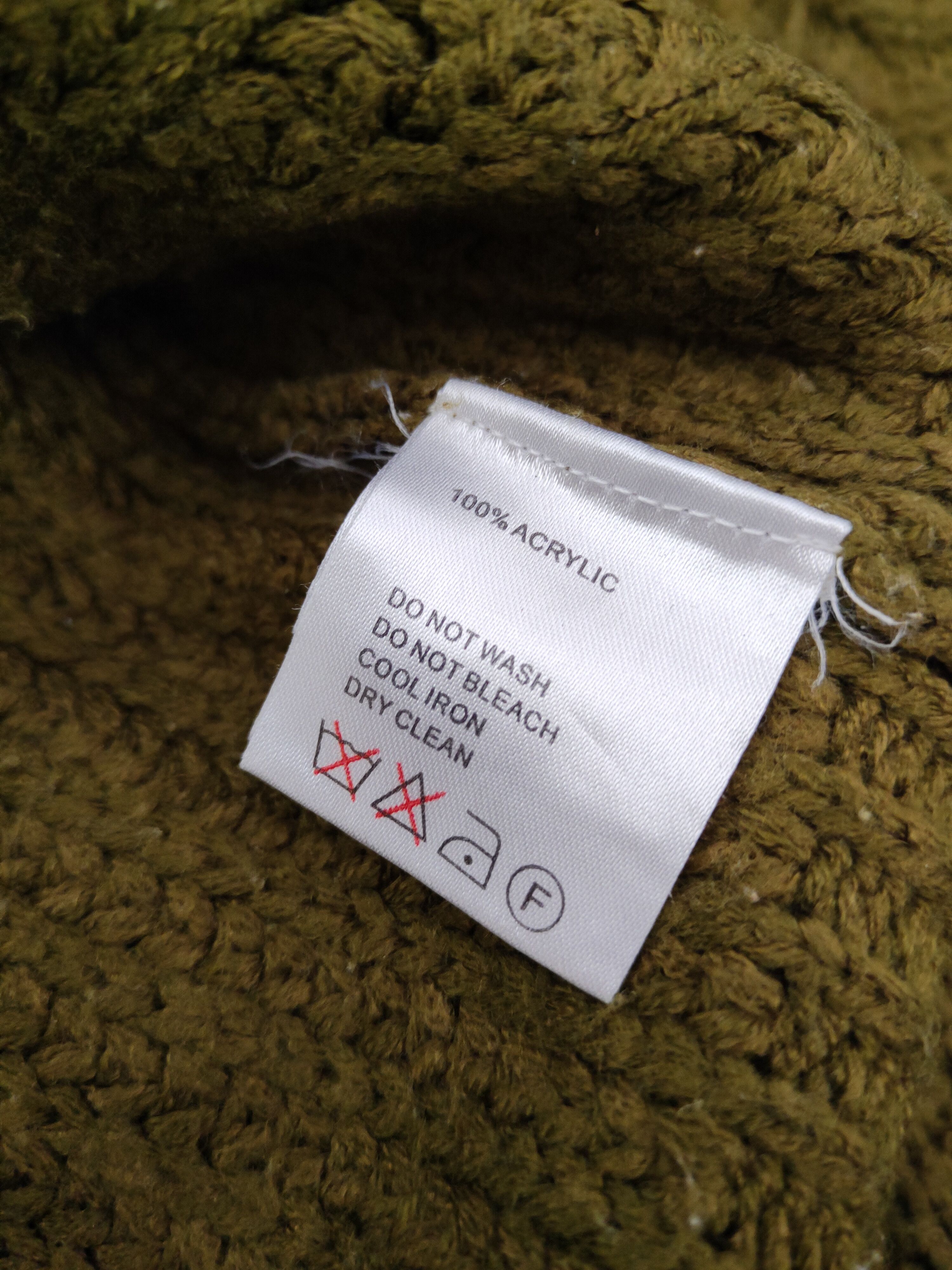 Japanese Brand W Closet Olive Knitwear Sweatshirts #W1007 Size US L / EU 52-54 / 3 - 10 Thumbnail