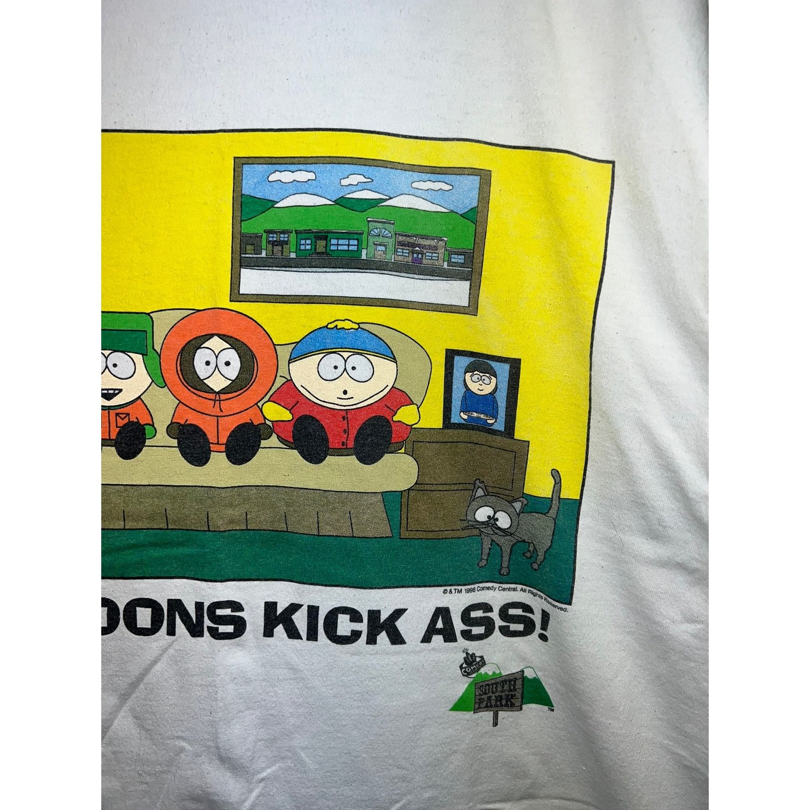 Gildan Vintage South Park Shirt Cartoons Kick A Comedy Central XL Size US XL / EU 56 / 4 - 3 Thumbnail