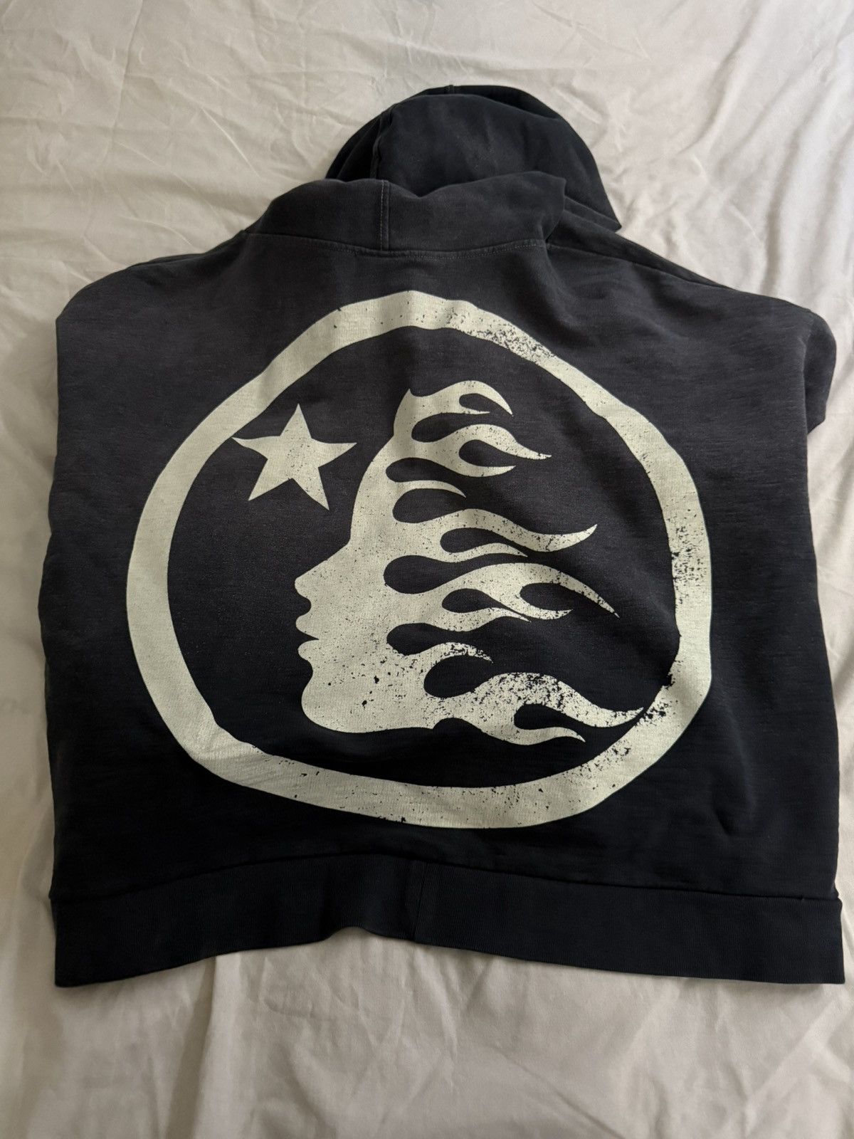 HELLSTAR hellstar hoodie navy blue rare! Size US M / EU 48-50 / 2 - 2 Thumbnail