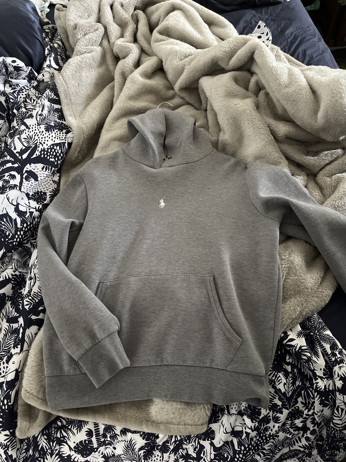 Polo Ralph Lauren grey polo hoodie Size US M / EU 48-50 / 2 - 4 Thumbnail