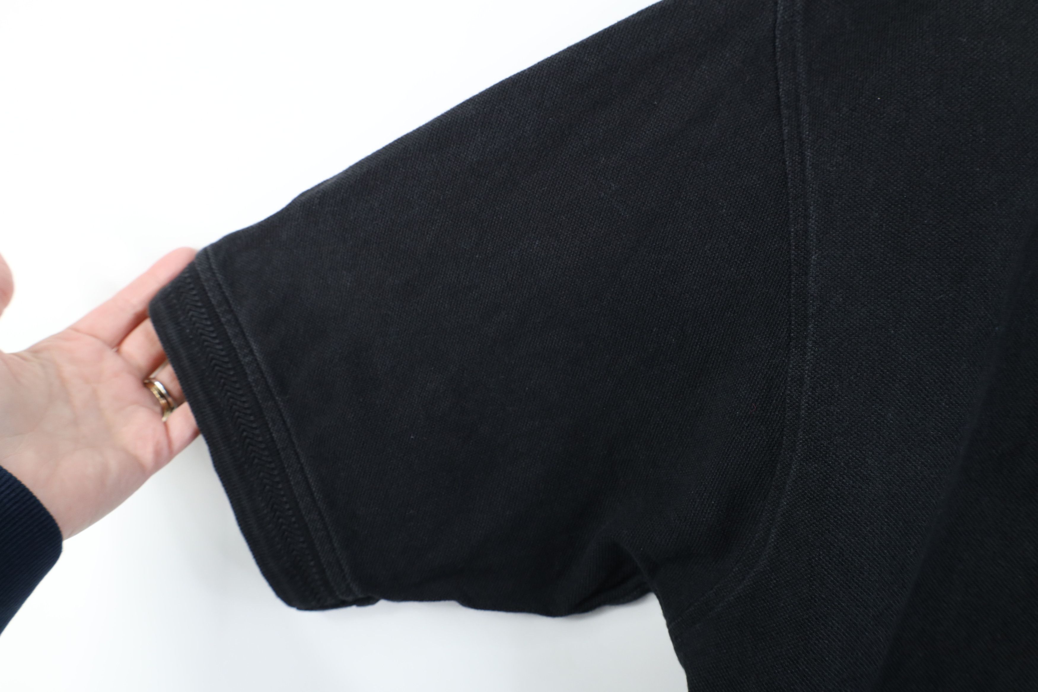 Vintage Vintage 90s Streetwear Baggy Golf Polo Shirt Black Cotton Size US L / EU 52-54 / 3 - 5 Thumbnail