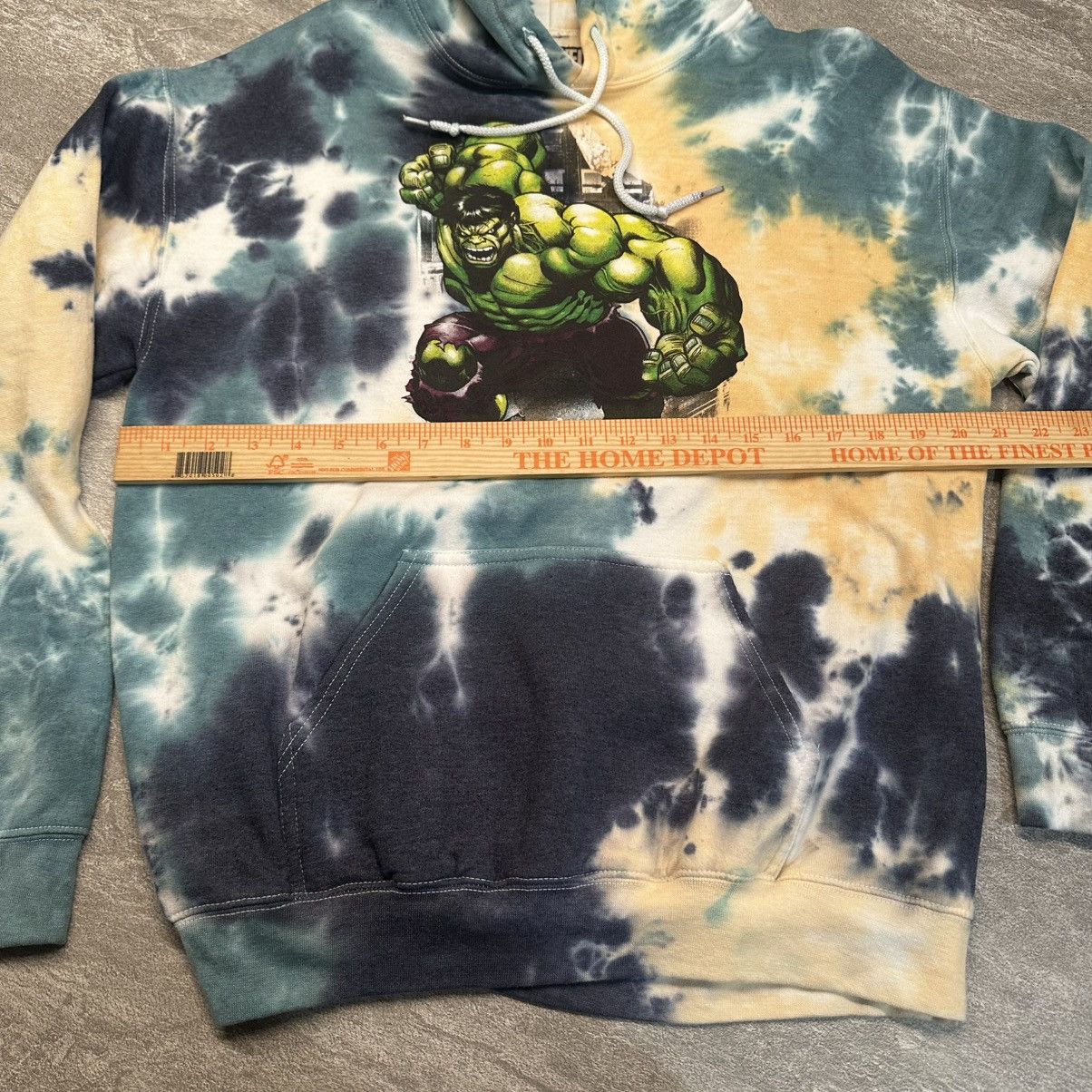 Marvel Comics Marvel Avengers HULK Pullover Hoodie Sweater Cream Tie-Dye Size US M / EU 48-50 / 2 - 4 Thumbnail