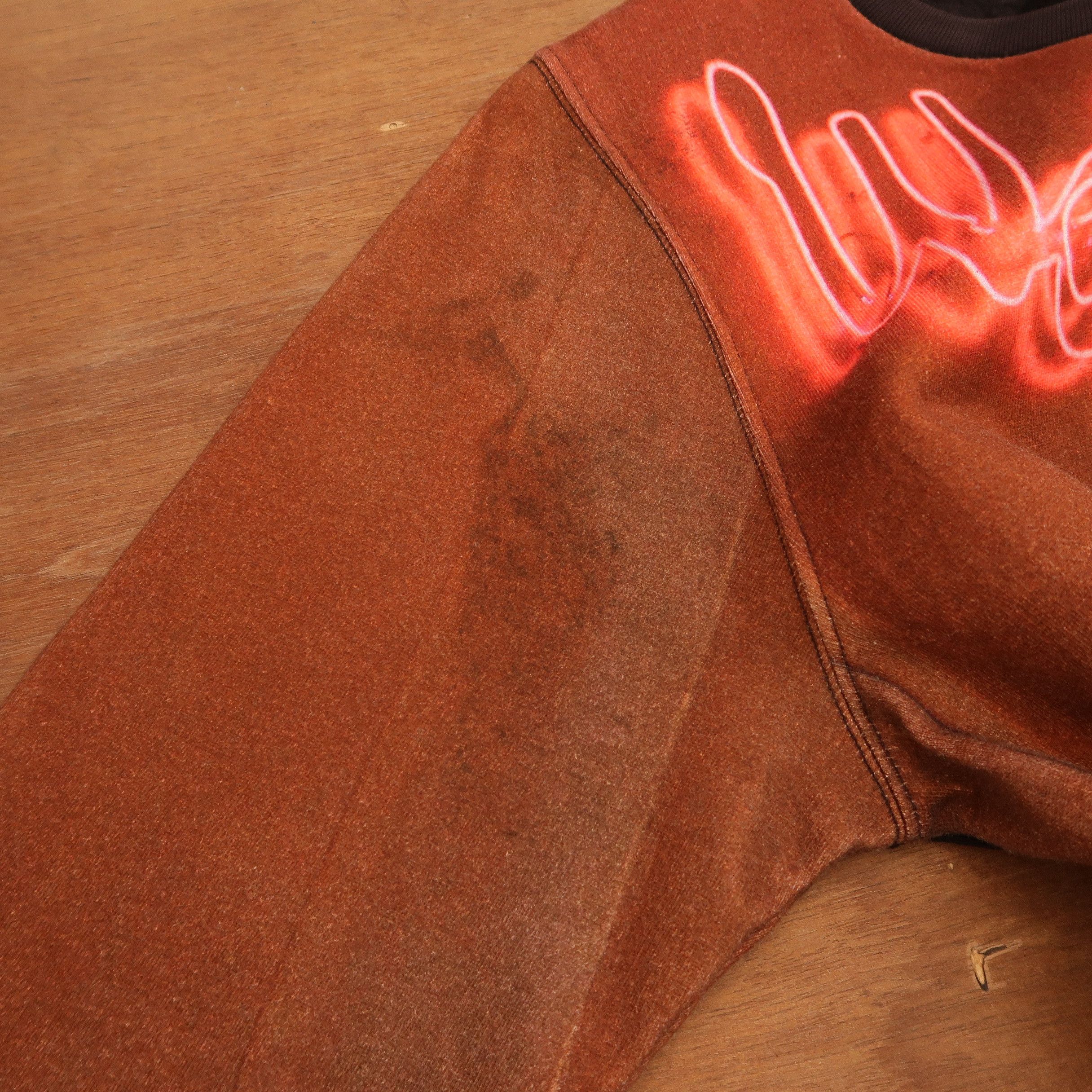 Maison Margiela SS 2015 Neon Lettering "Welcome" Sweatshirt Size US XS / EU 42 / 0 - 15 Thumbnail