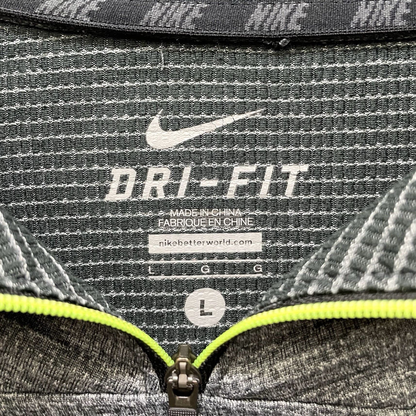 Nike Nike Dri-Fit Half Zip-Up Gray Pullover Jacket Mens L Gray Nike Shirt? Size US L / EU 52-54 / 3 - 4 Thumbnail