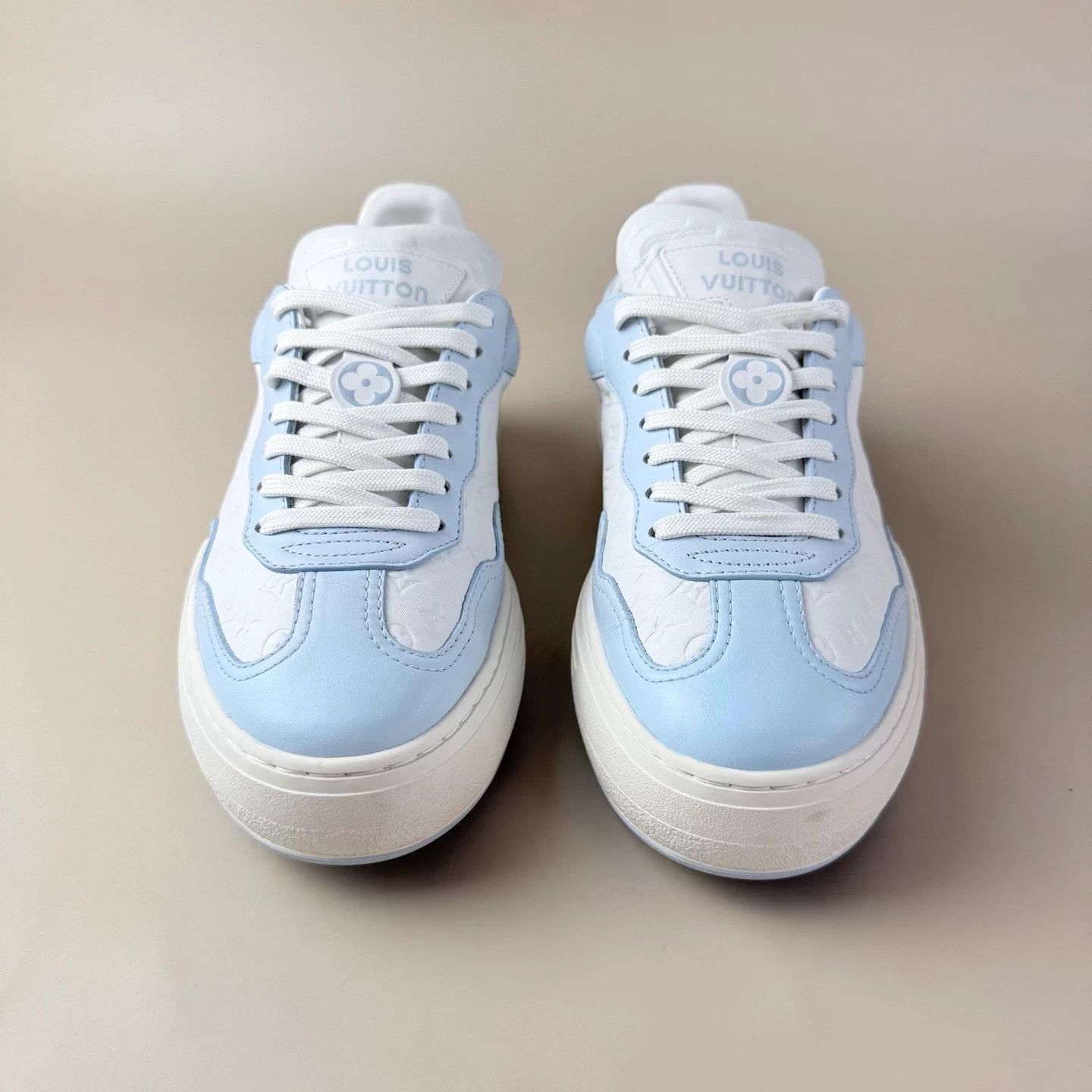 Louis Vuitton LV Cloud Sneaker White Blue 37 EU 95 New Size US 6 / IT 36 - 2 Thumbnail