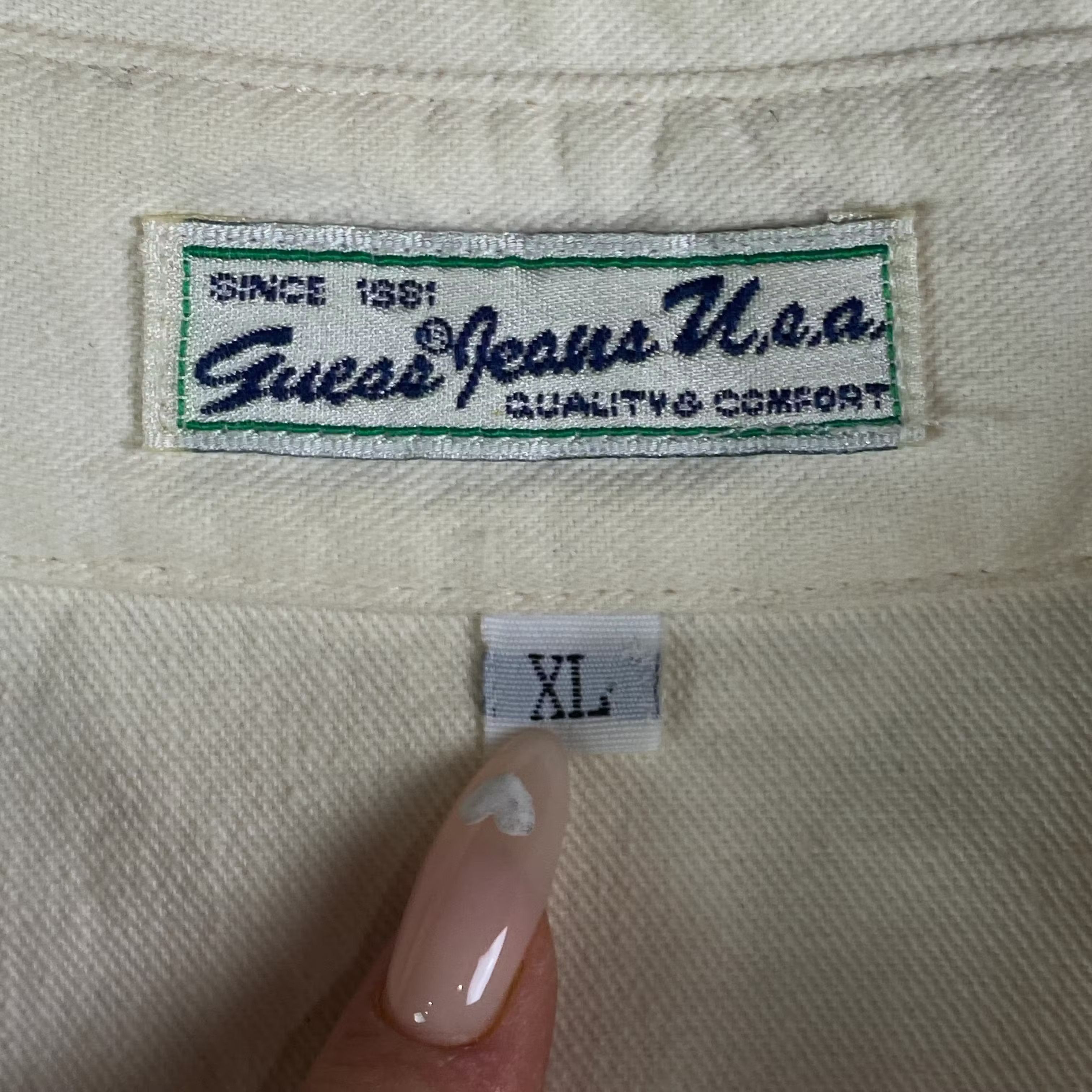 Guess × Vintage Mens Shirt Long Sleeve Guess Vintage Size XL Size US XL / EU 56 / 4 - 6 Thumbnail