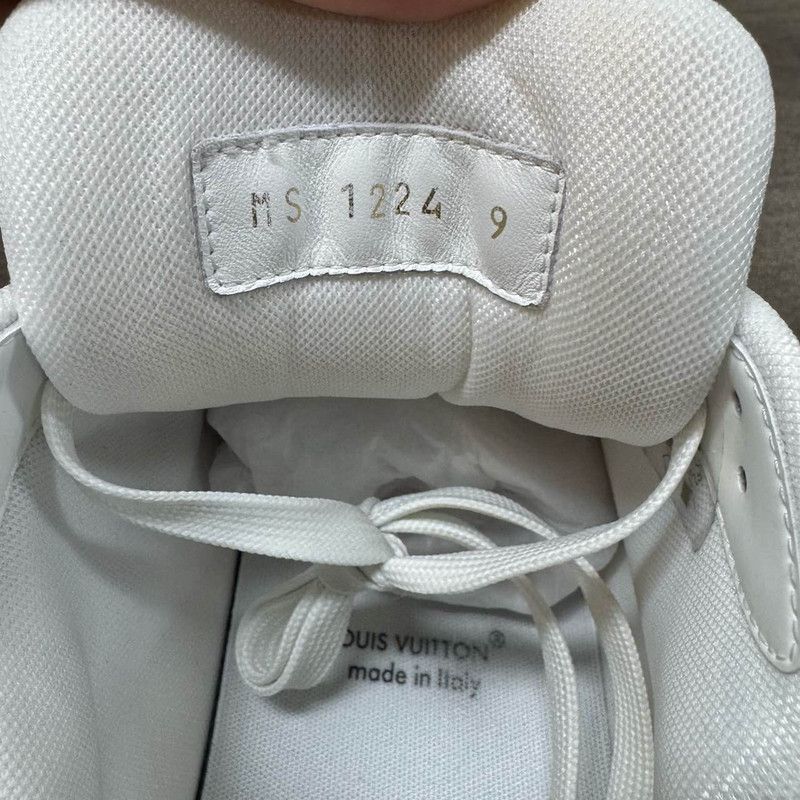 Louis Vuitton Louis Vuitton Red Leather Floral Low-Top Sneakers -2508 Size US 9.5 / EU 42-43 - 5 Thumbnail