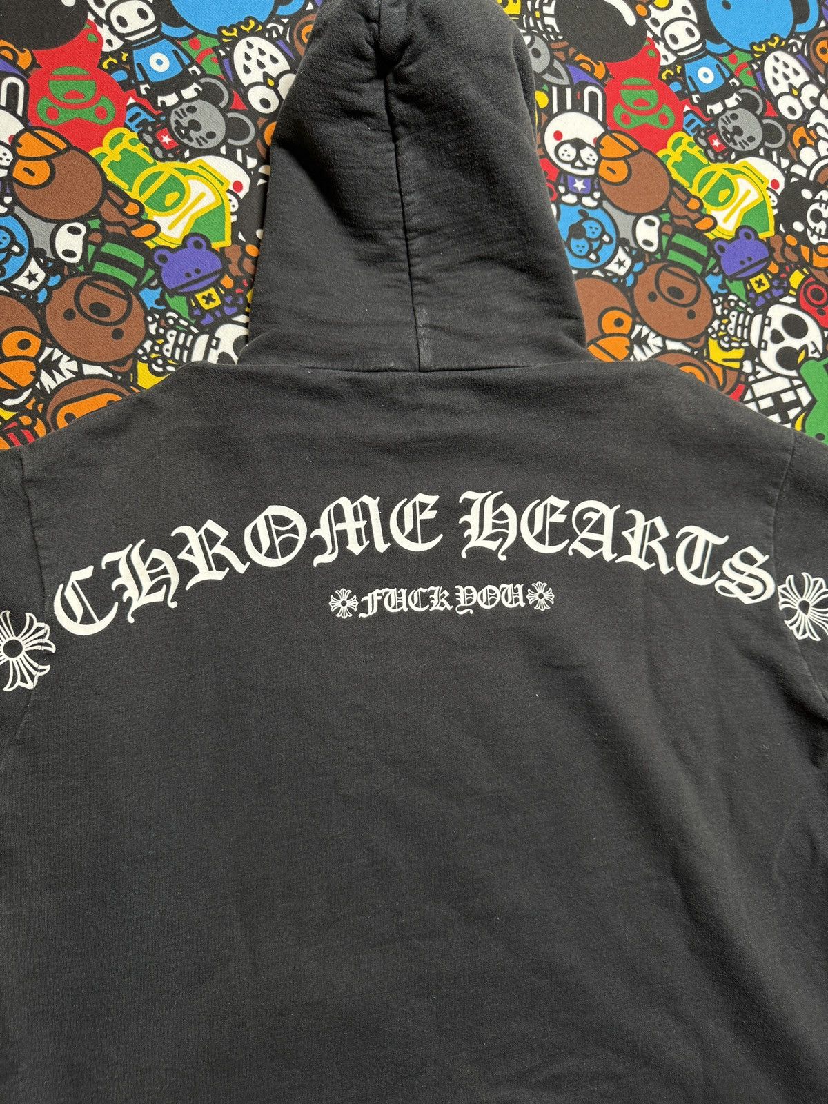 Chrome Hearts Chrome Hearts Black Script Pullover Hoodie Size US L / EU 52-54 / 3 - 11 Thumbnail