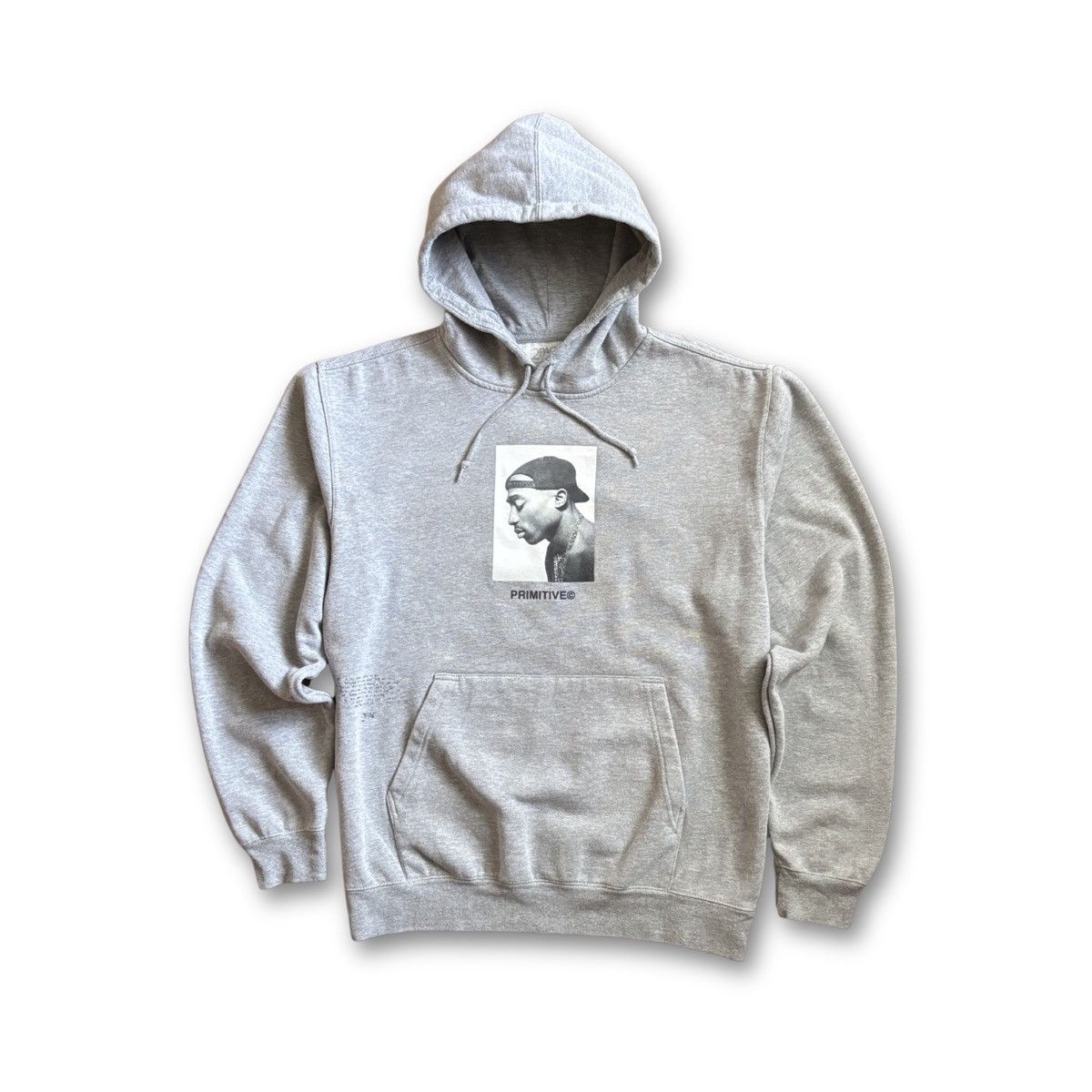 Primitive Primitive 2Pac “No Changes” Hoodie Mens Large Gray Pullover Size US L / EU 52-54 / 3 - 1 Thumbnail