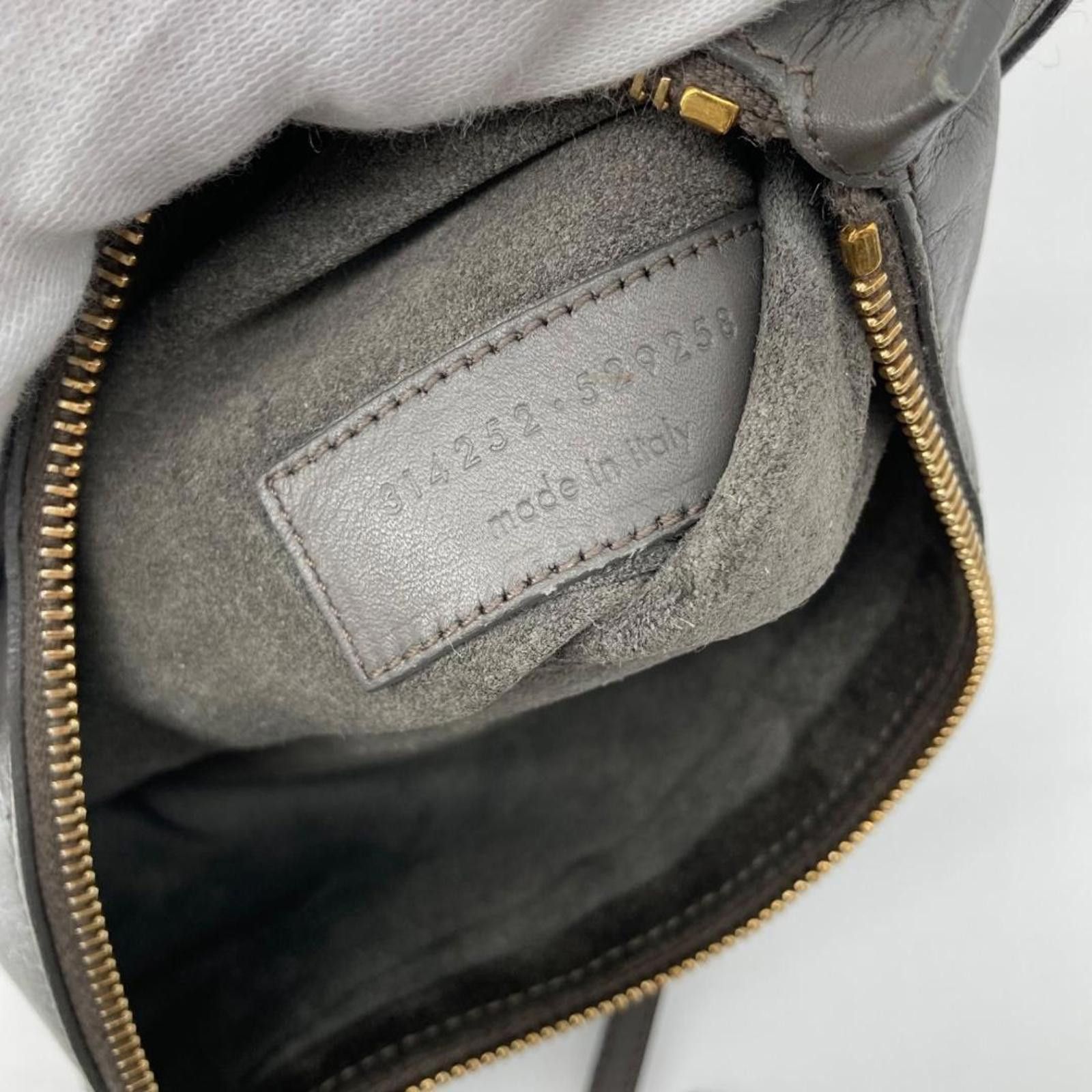 Saint Laurent Paris Saint Laurent - Grey Leather Tote Bag with Pouch Size ONE SIZE - 8 Thumbnail