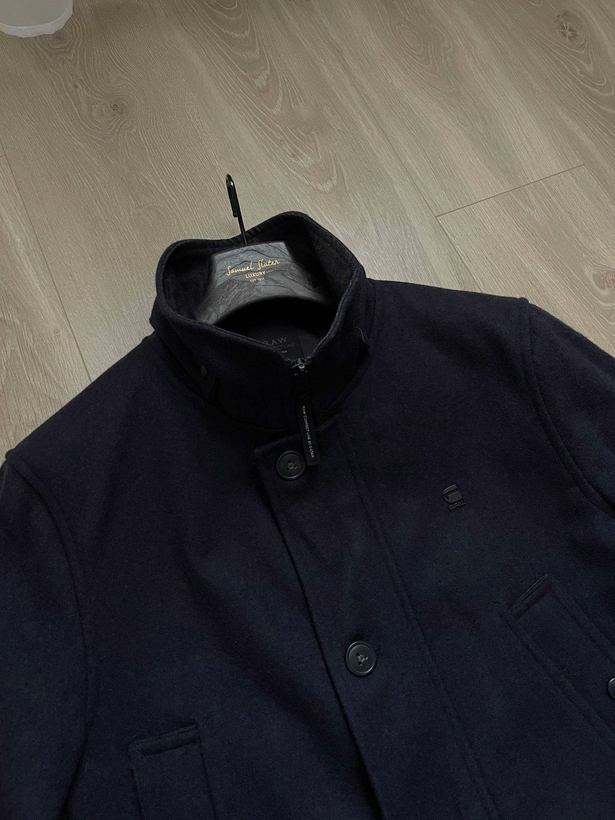 G-Star 🔥G-STAR RAW HEAVY DENIM OVERCOAT JACKET coat wool men’s Size US L / EU 52-54 / 3 - 6 Thumbnail