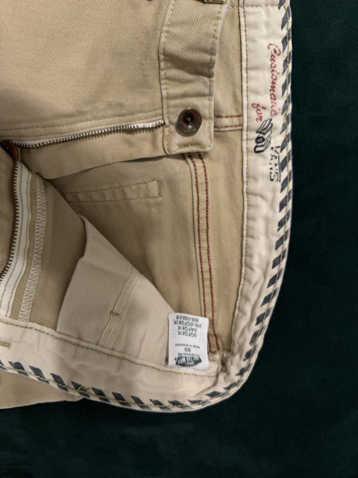 Vans Tan canvas pants Size US 30 / EU 46 - 4 Thumbnail
