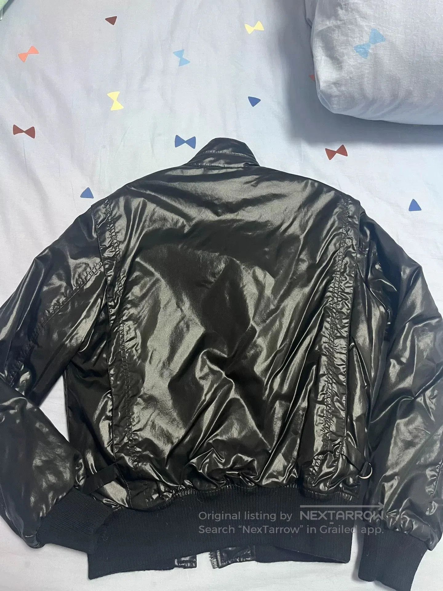 Saint Laurent Paris Saint Laurent Black Shiny Jacket. Size US M / EU 48-50 / 2 - 5 Thumbnail