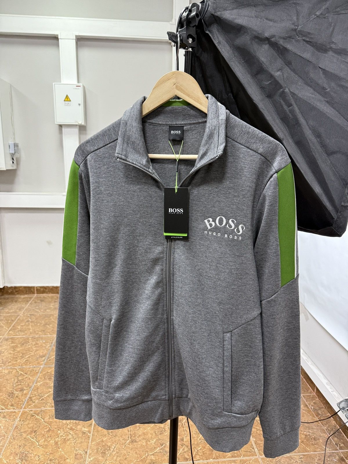 Hugo Boss 🇩🇪 NEW❗️BOSS Hugo Boss Athleisure Track Zip Jacket NWT Classic Size US M / EU 48-50 / 2 - 1 Thumbnail