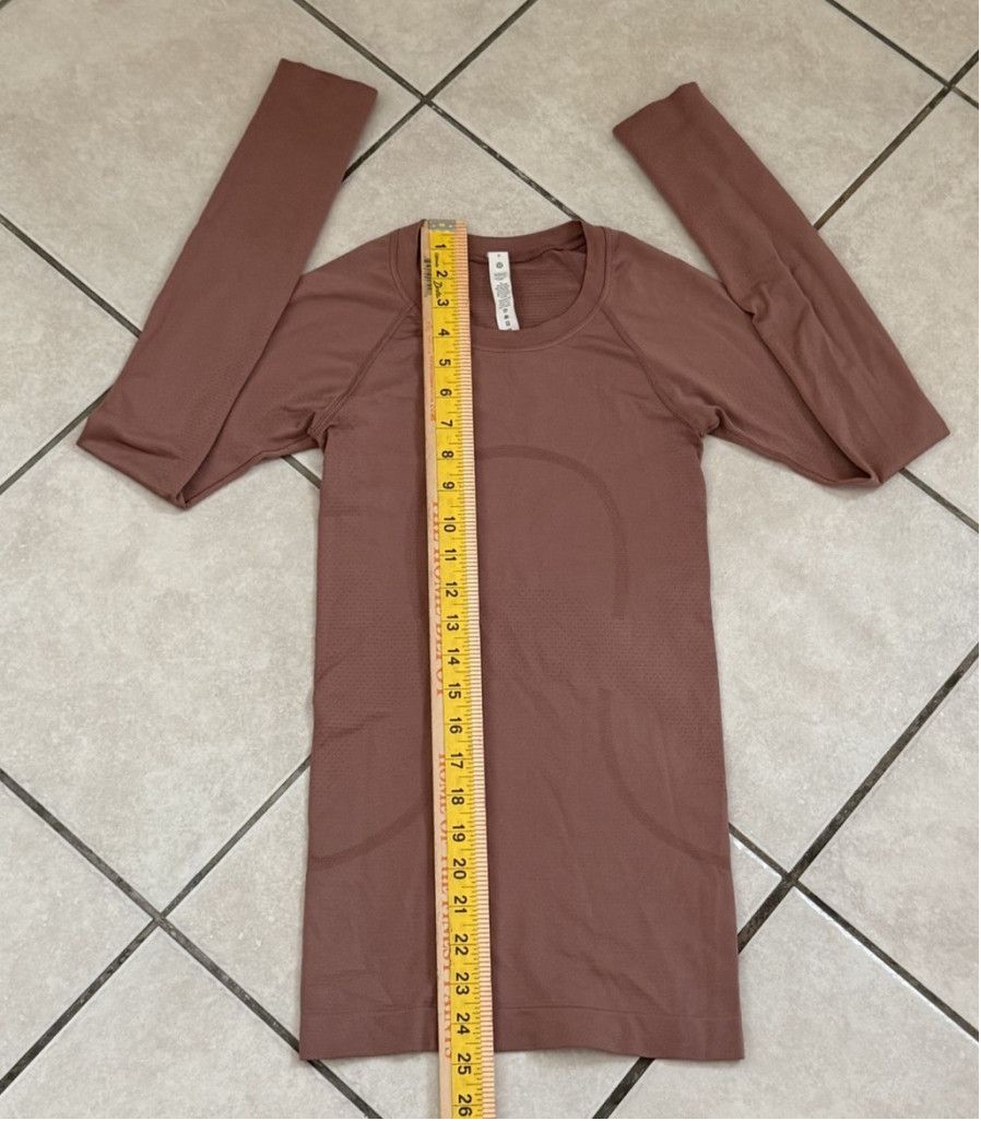 Lululemon LULULEMON SWIFTLY LONG SLEEVE SHIRT DUSTY PINK COLOR SIZE 0 Size XS / US 0-2 / IT 36-38 - 3 Thumbnail