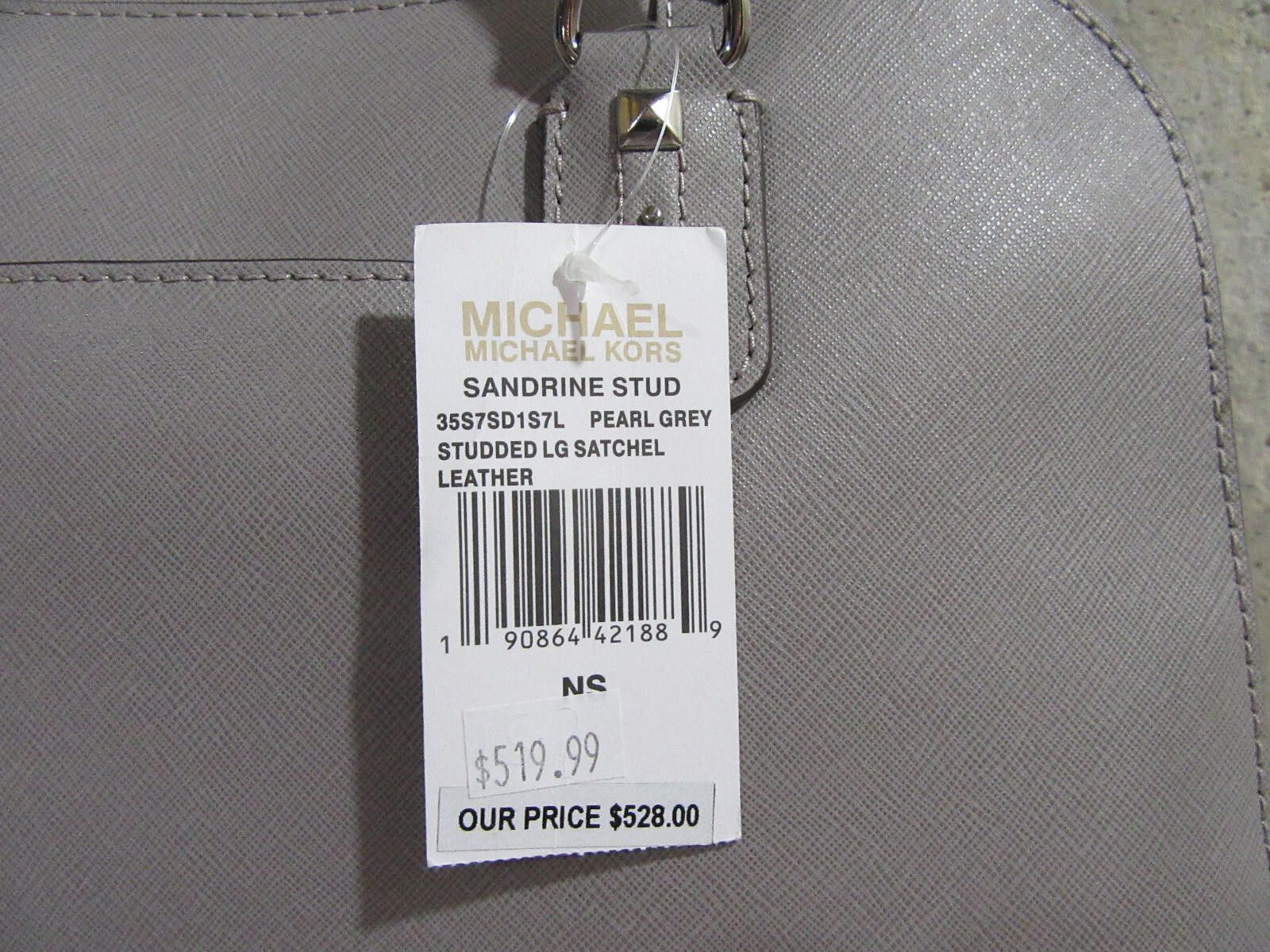 Michael Kors Michael Kors Sandrine Stud Large Leather Satchel NWT Size ONE SIZE - 6 Thumbnail