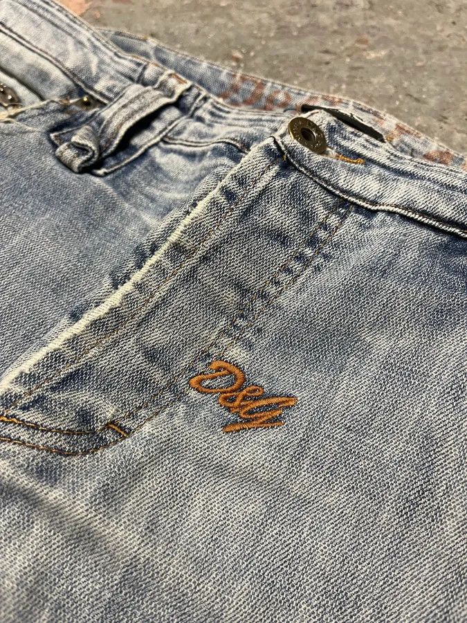Dolce & Gabbana × Vintage SS2006 Dolce Gabbana Blue Distressed Denim Jeans Size US 32 / EU 48 - 11 Thumbnail