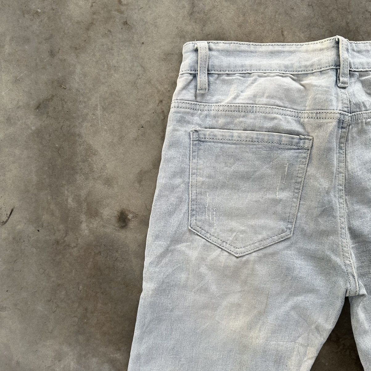 Japanese Brand × Jean × Vintage Vintage Japanese Lightwash Distressed Faded Denim Jean Pant Size US 32 / EU 48 - 12 Thumbnail