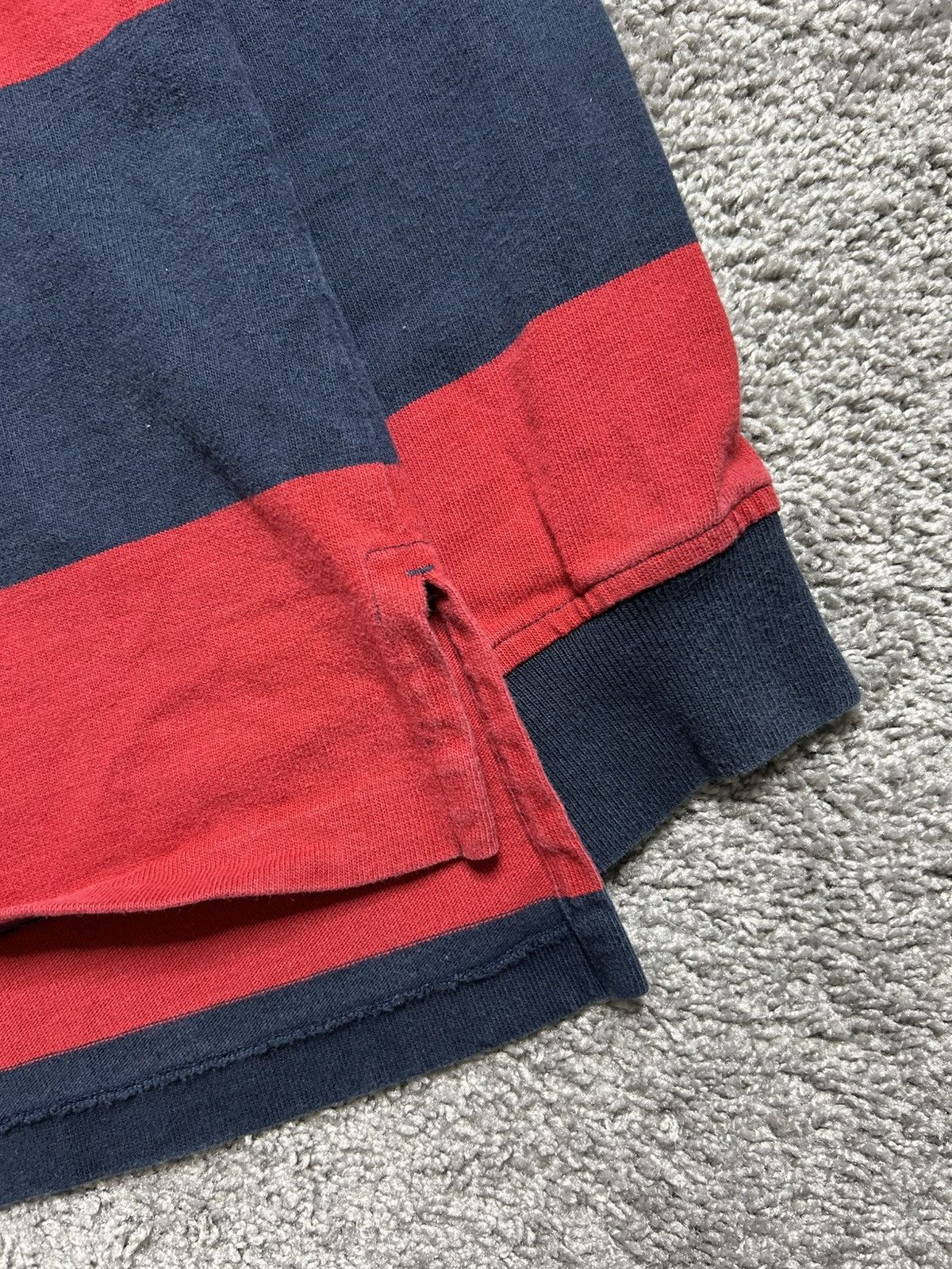 Polo Ralph Lauren Vintage 80s Polo Ralph Lauren Rugby Long Sleeve Striped Size US L / EU 52-54 / 3 - 3 Thumbnail