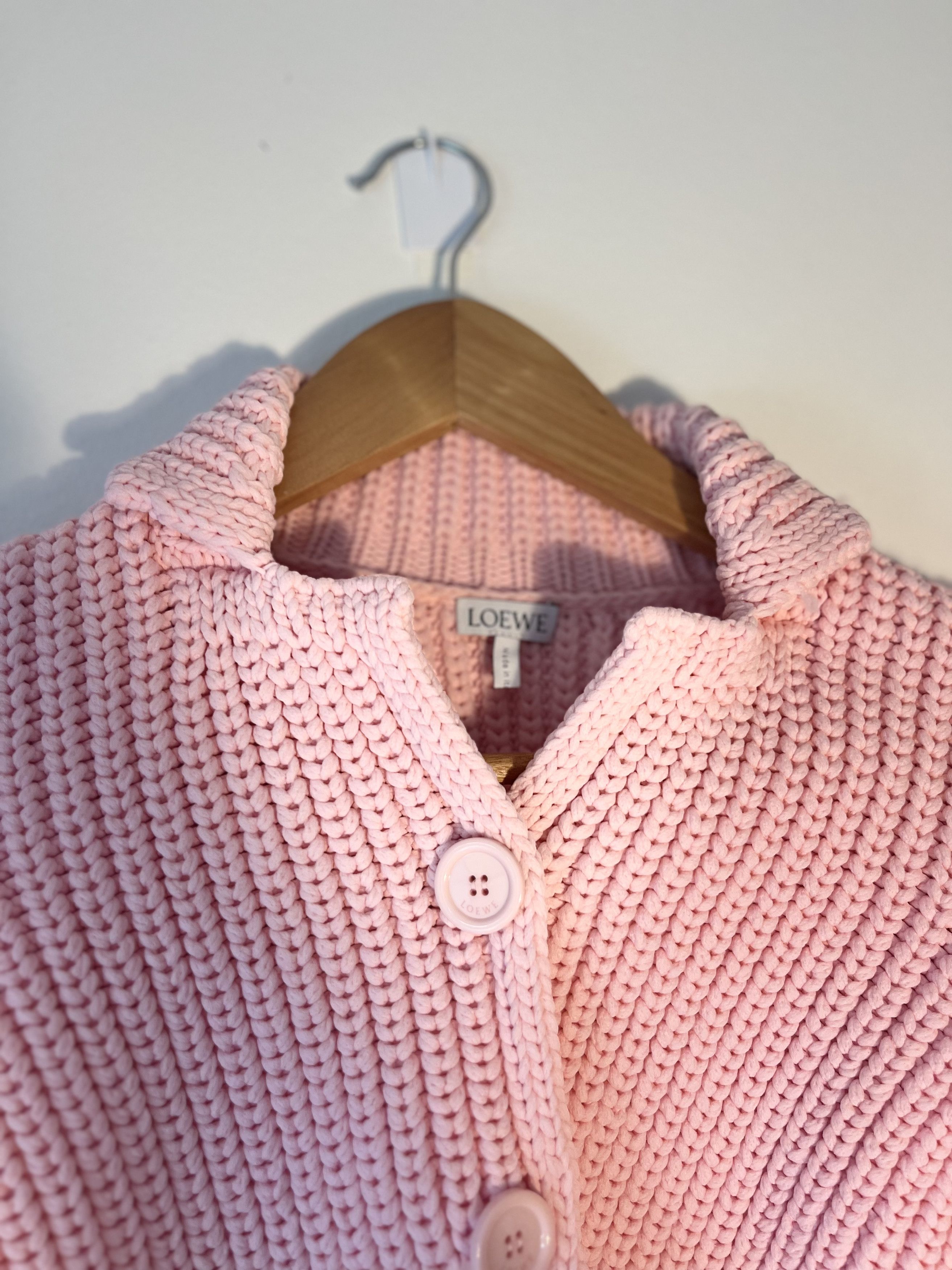 Loewe LOEWE two piece pink set sweater, cropped Jacket and skirt Size S / US 4 / IT 40 - 5 Thumbnail