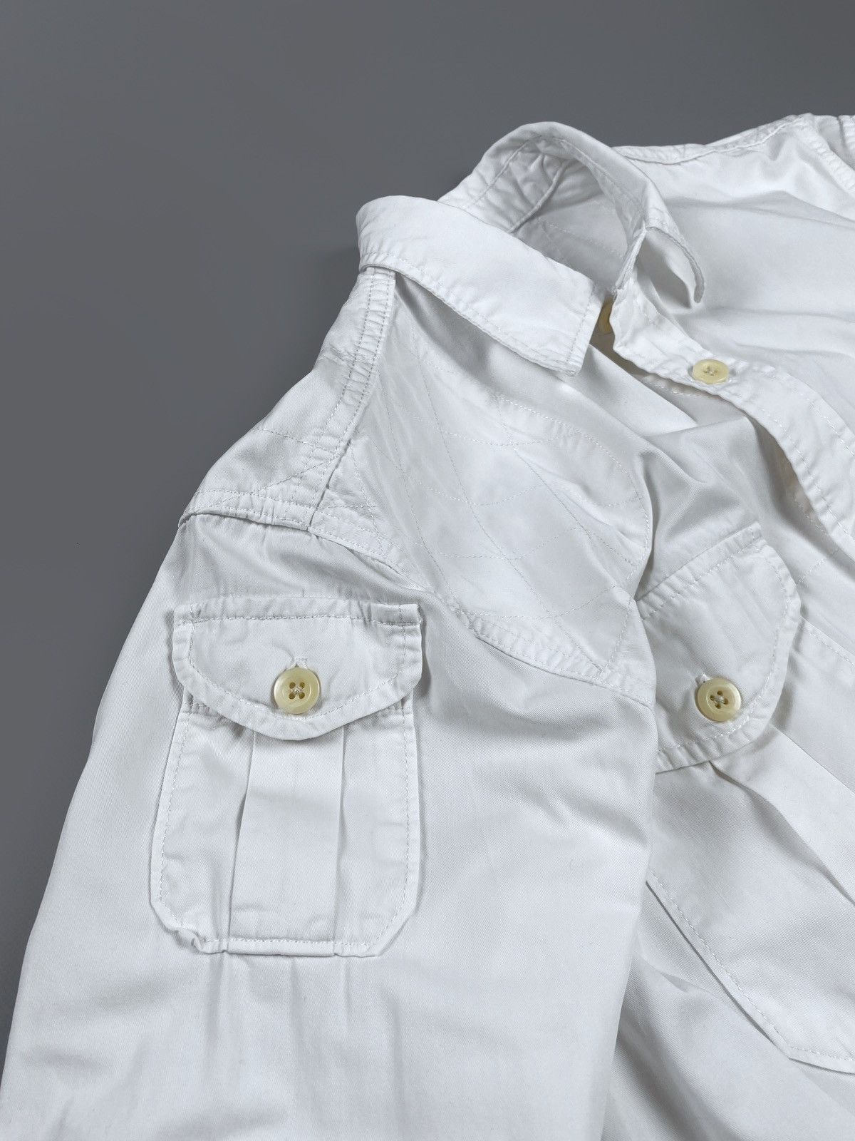 Ralph Lauren Denim & Supply Ralph Lauren White Multipocket Shirt Size L Size US M / EU 48-50 / 2 - 15 Thumbnail