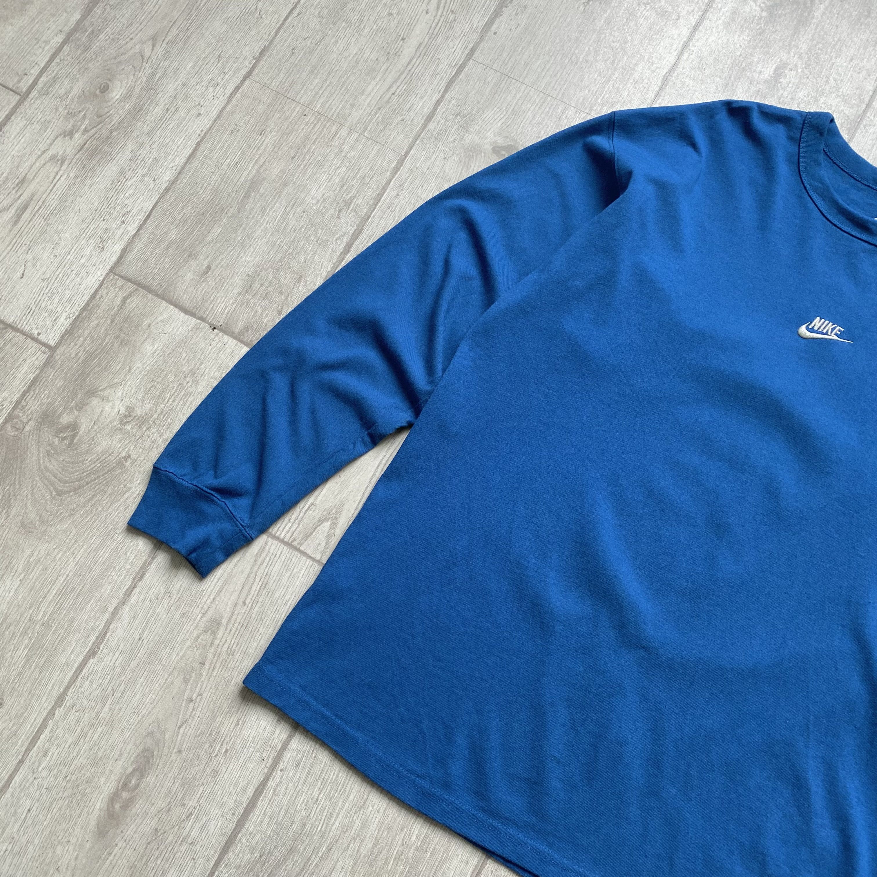 Nike Nike center swoosh long sleeve tee Vintage style Size US L / EU 52-54 / 3 - 5 Thumbnail