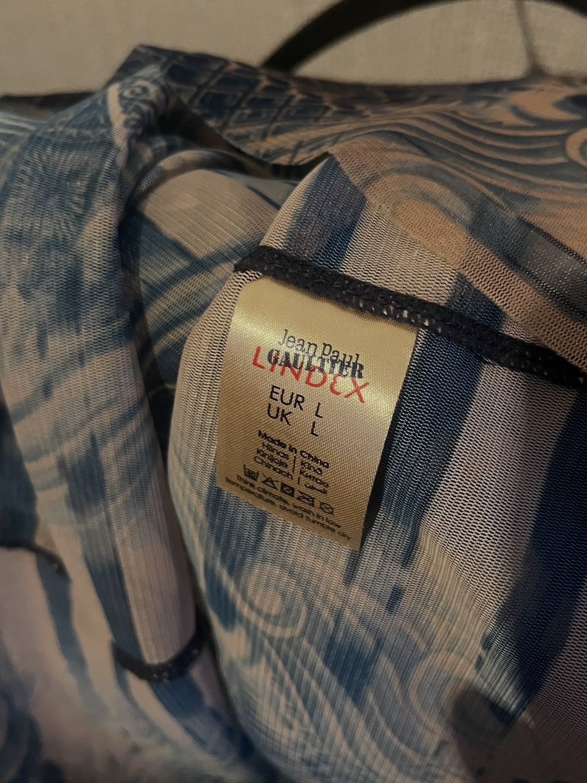 Jean Paul Gaultier Jean Paul Gaultier × Lindex Tattoo Mesh Longsleeve Size S / US 4 / IT 40 - 3 Thumbnail