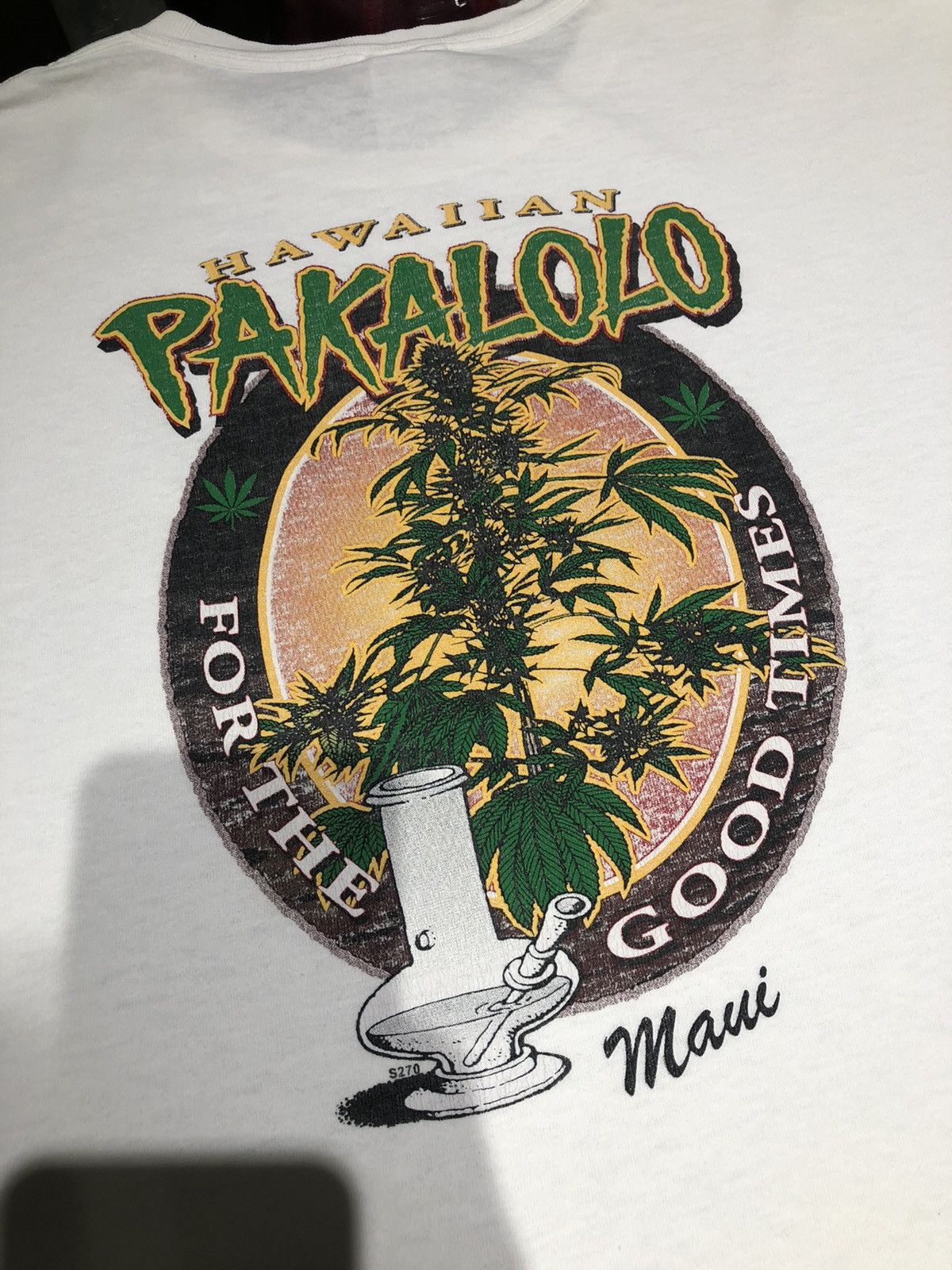 Vintage Hawaiian Pakalolo Maui T-Shirt Size US XL / EU 56 / 4 - 17 Thumbnail