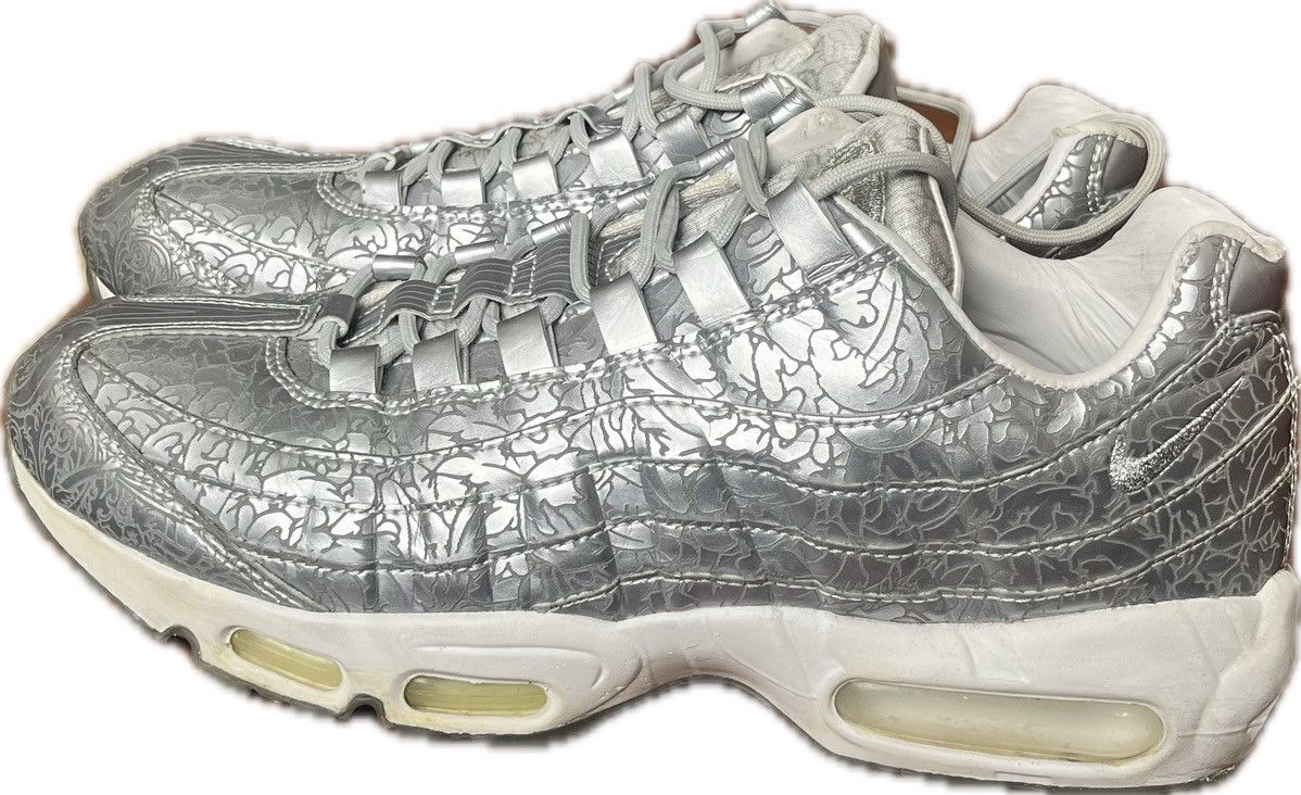 Nike Nike Air Max 95 – 20th Anniversary "Pure Platinum" Size US 9.5 / EU 42-43 - 2 Thumbnail