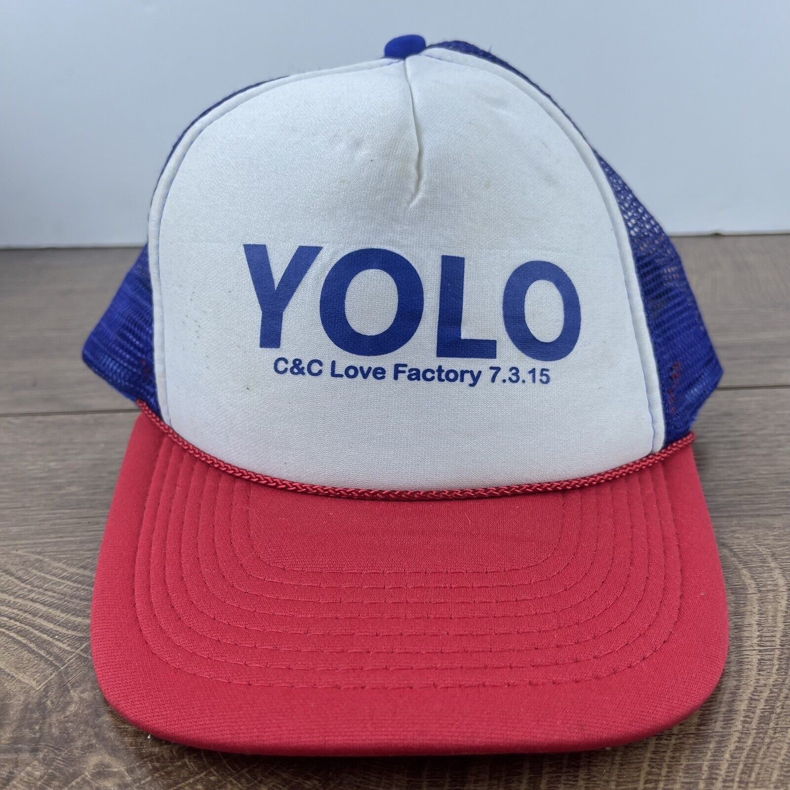 Other YOLO Snapback Hat Adjustable Hat White Adjustable Hat White Size ONE SIZE - 3 Thumbnail