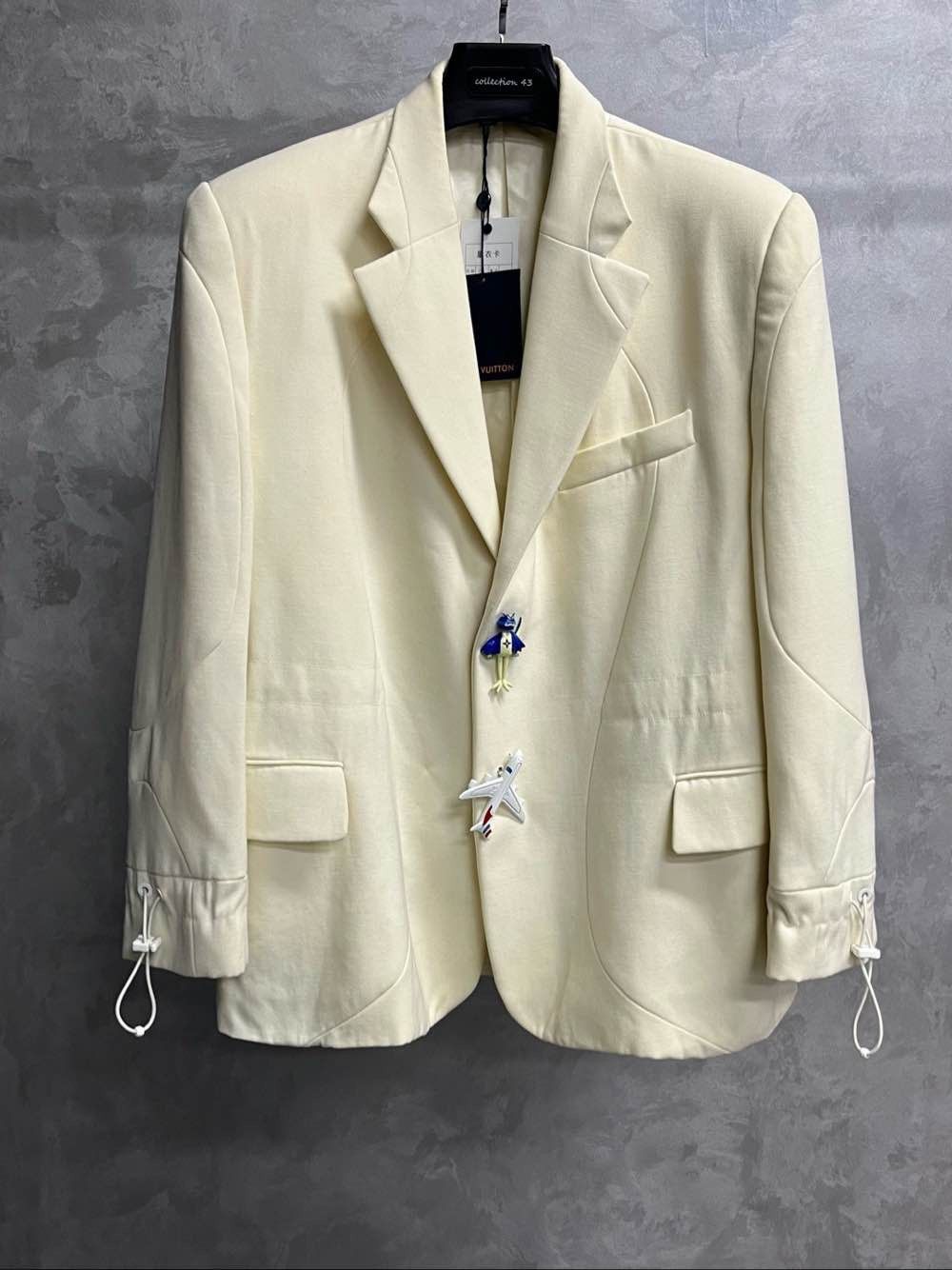 Louis Vuitton Louis Vuitton Drawstring Wool Blazer Size 52 Size 42R - 1 Thumbnail