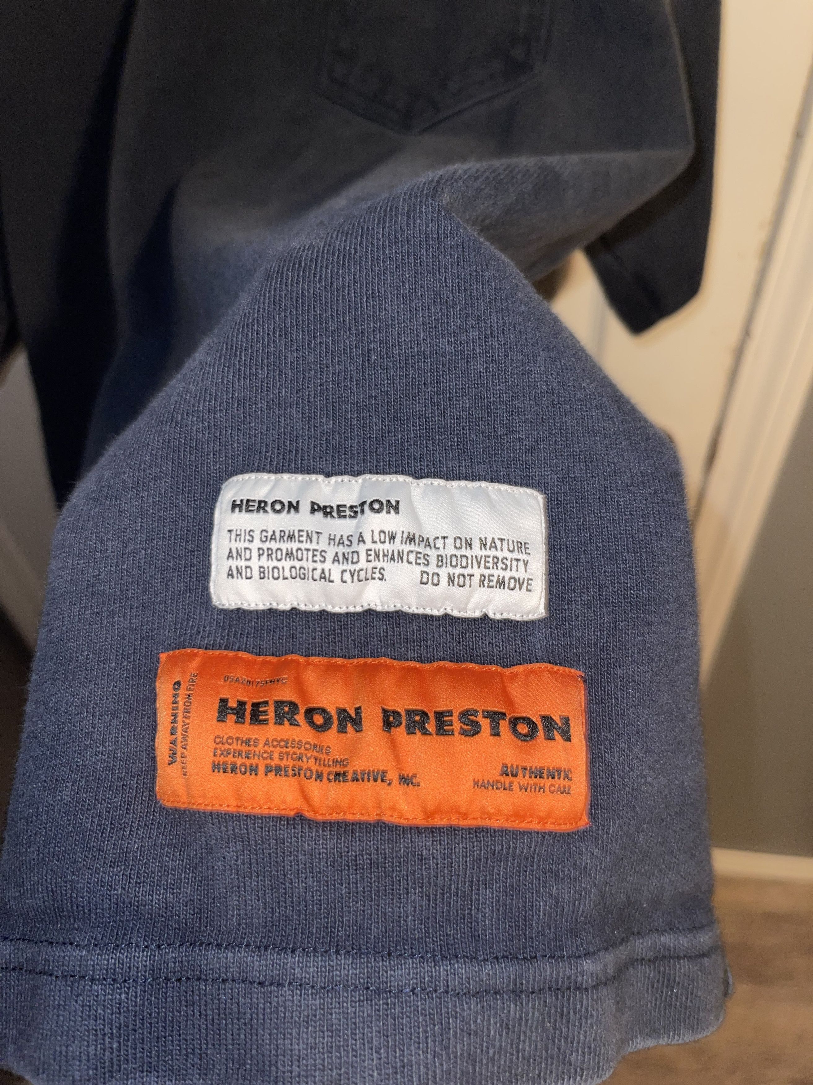 Heron Preston Heron Preston Uniform Heavy Pocket T-Shirt Size US S / EU 44-46 / 1 - 3 Thumbnail