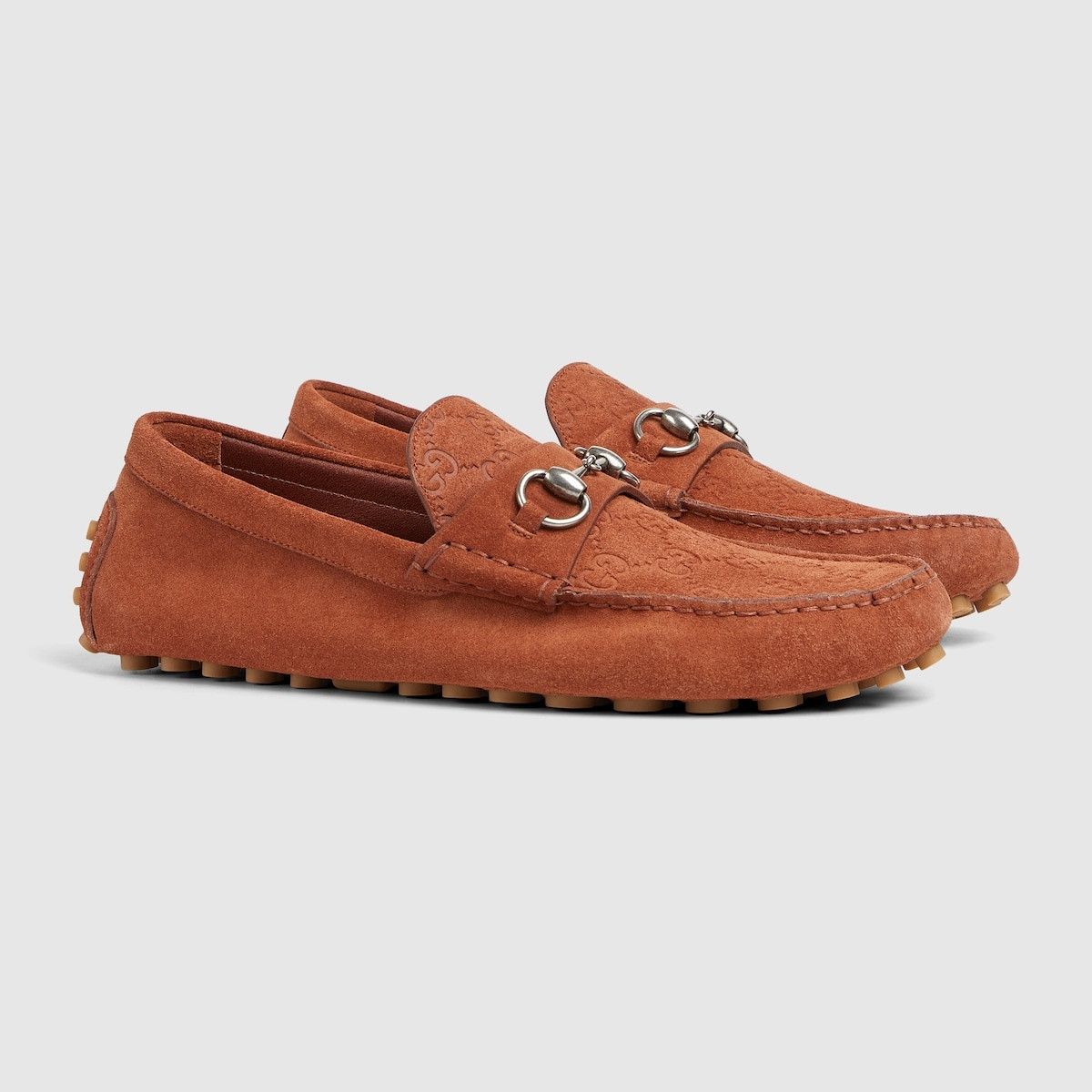 Gucci o1mt1gz0525 Men's Driver Shoes With Horsebit in Brown Size US 10 / EU 43 - 2 Thumbnail