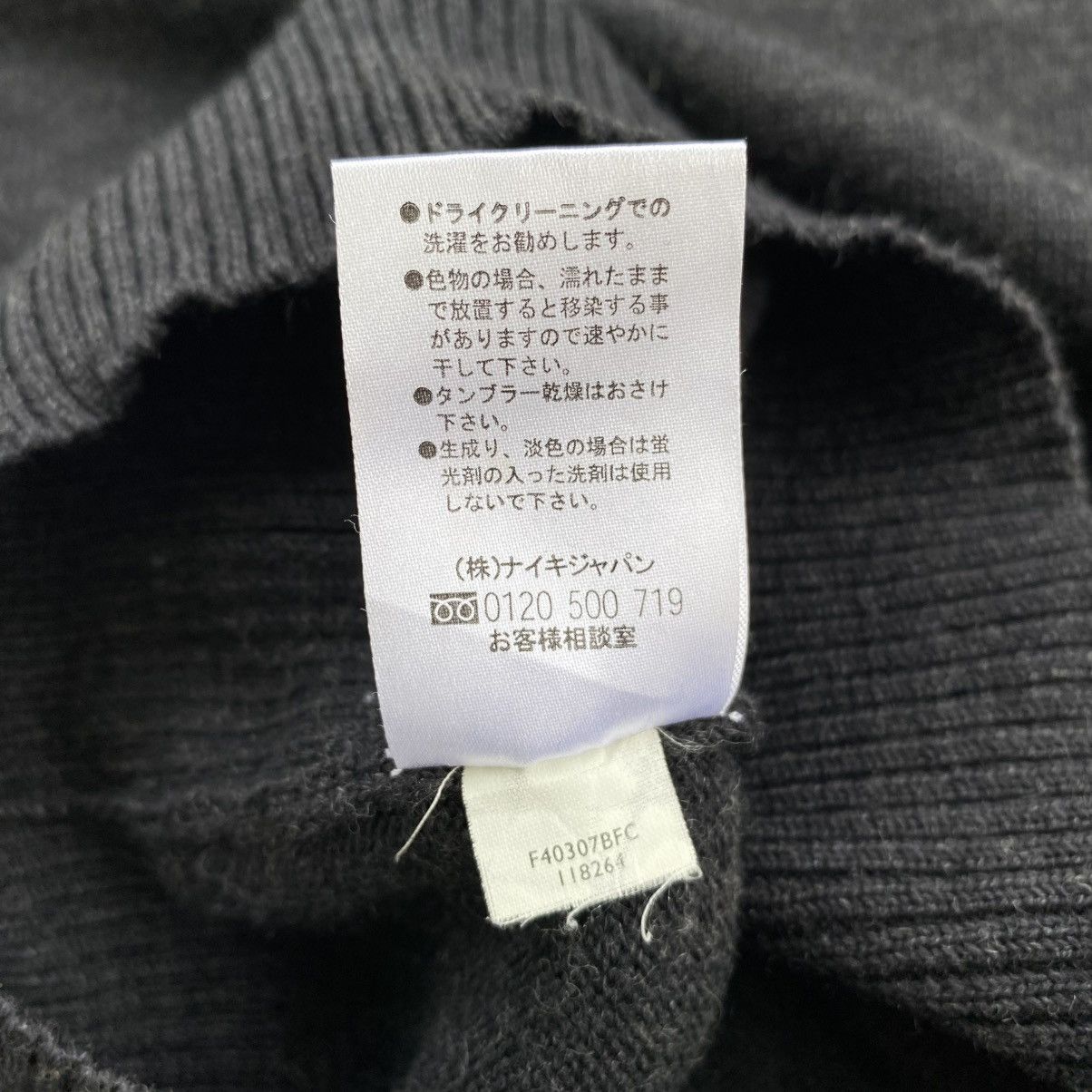Nike × Vintage nike logo knitwear black Size US XL / EU 56 / 4 - 5 Thumbnail