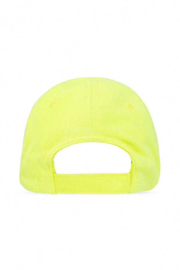 Balenciaga o1la1rc1a0924 Size: M / Logo Visor Cap in Lemon Size ONE SIZE - 3 Thumbnail