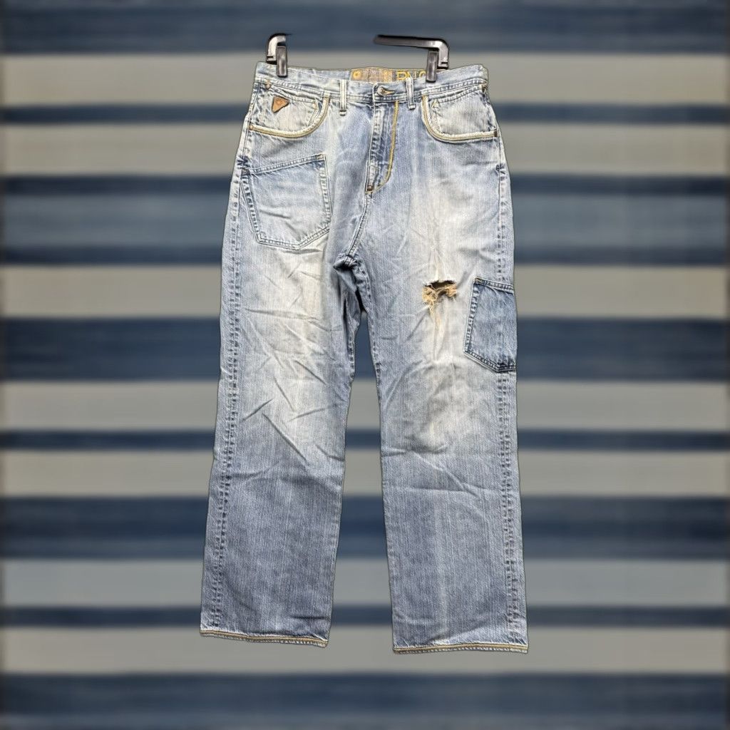 Akademiks VINTAGE Akademiks Jeans Mens 36x30 Baggy Grunge 90s Y2K Denim Blue 5-Pocket Relaxed Rise High Jeans Mens Size US 36 / EU 52 - 1 Thumbnail