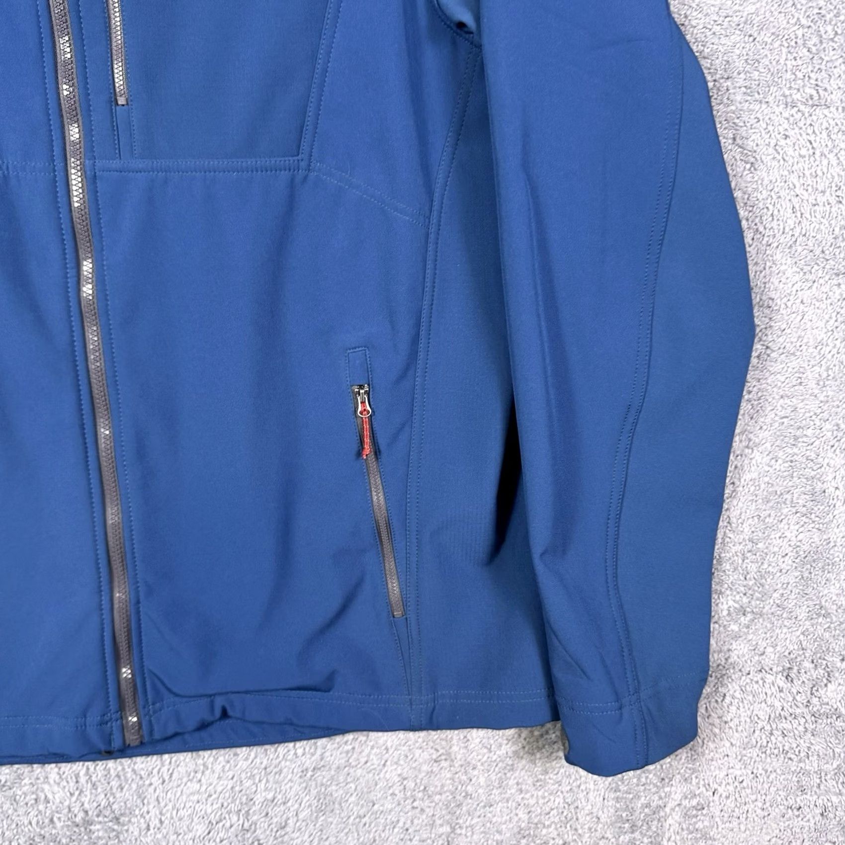 Eddie Bauer Eddie Bauer Jacket Mens XLT XL Tall Blue Softshell Full Zip Fleece Lined Tech Windbreaker Outdoor Hiking Size US XL / EU 56 / 4 - 3 Thumbnail